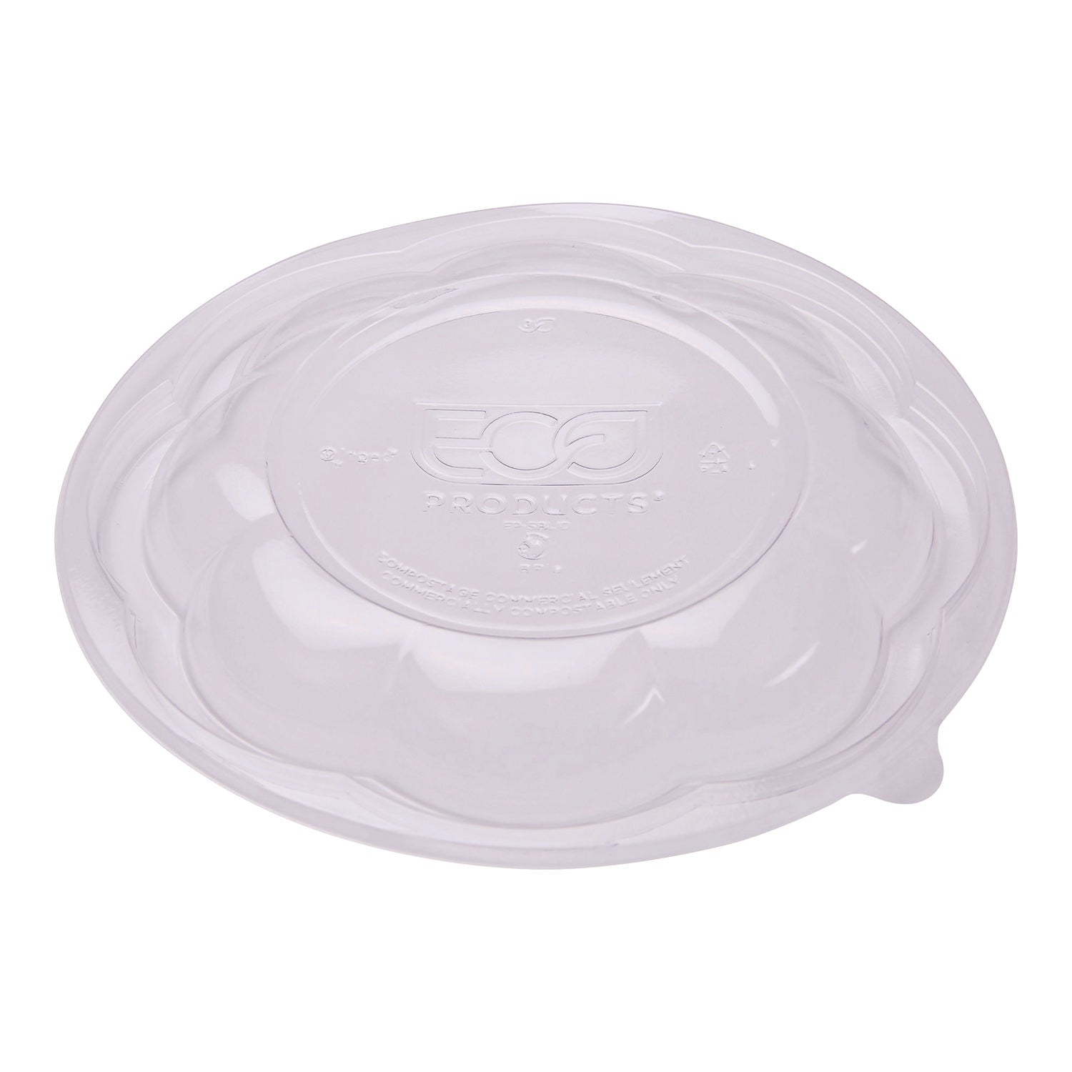 Eco-Products® Salad Bowls, 48 oz, 6.69" Diameter x 4.38"h, Clear, Plastic, 300/Carton