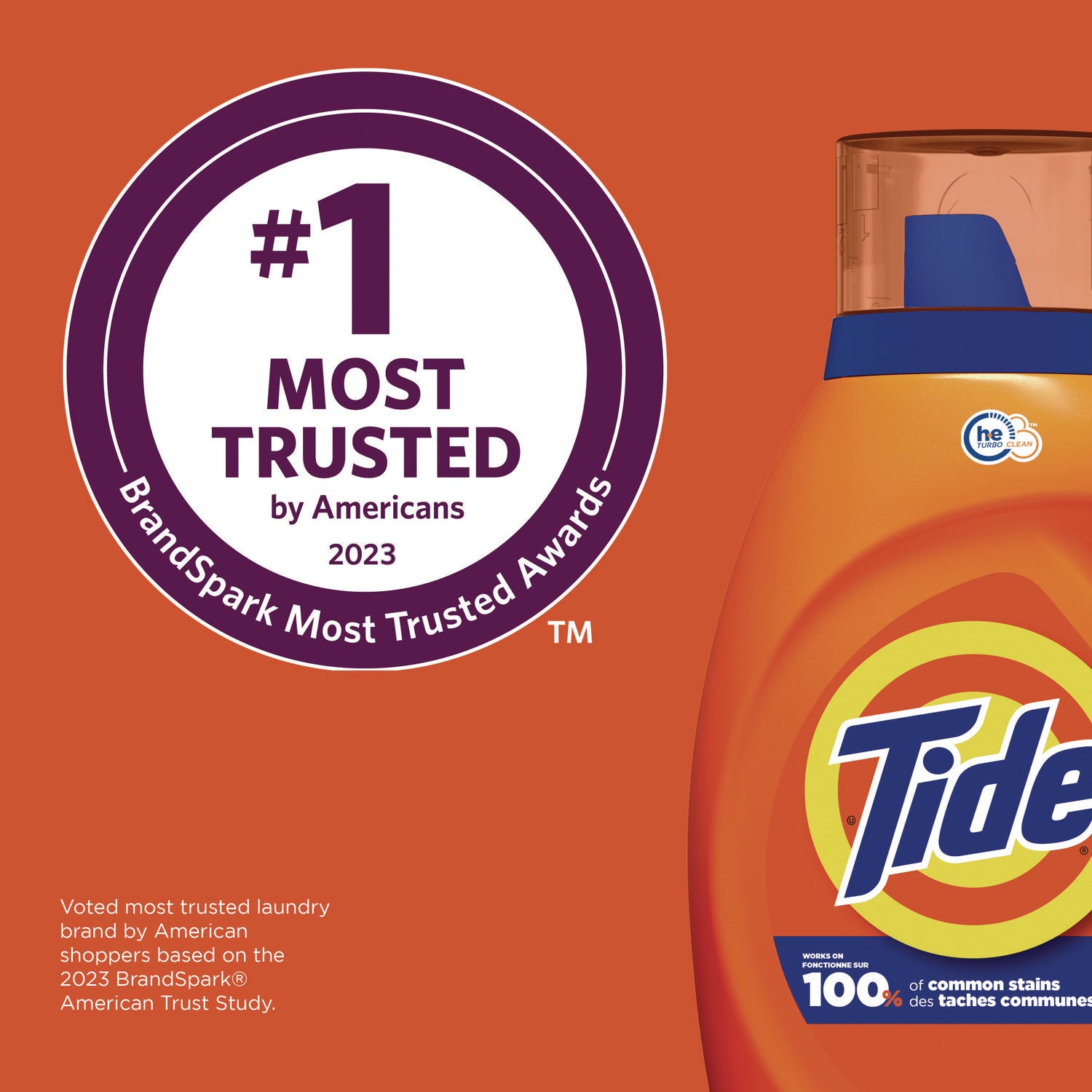 Tide® Liquid Tide Laundry Detergent, 32 Loads, 42 oz Bottle, 6/Carton