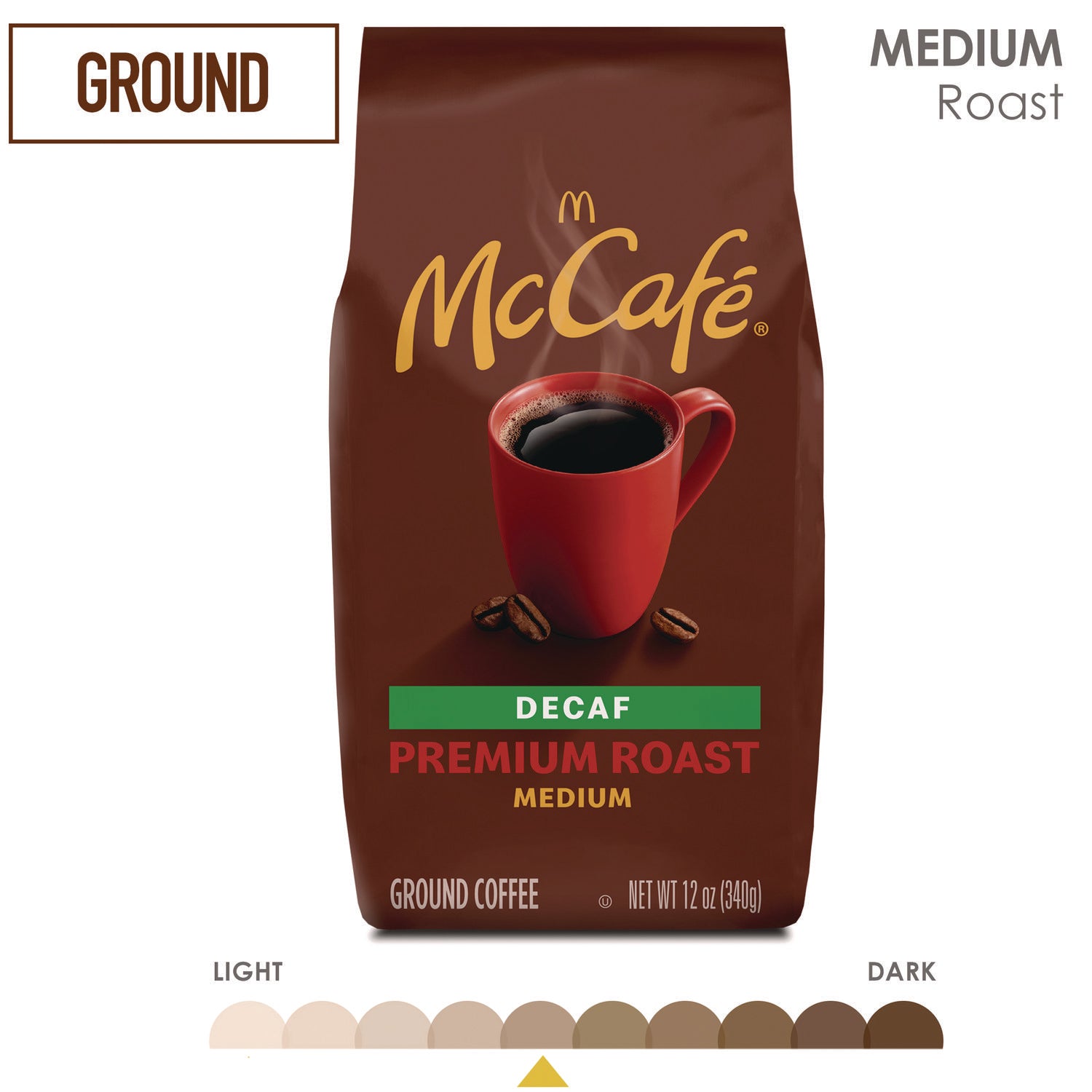 Ground Coffee, Premium Roast Decaf, 12 oz Bag McCafe® Flipcost