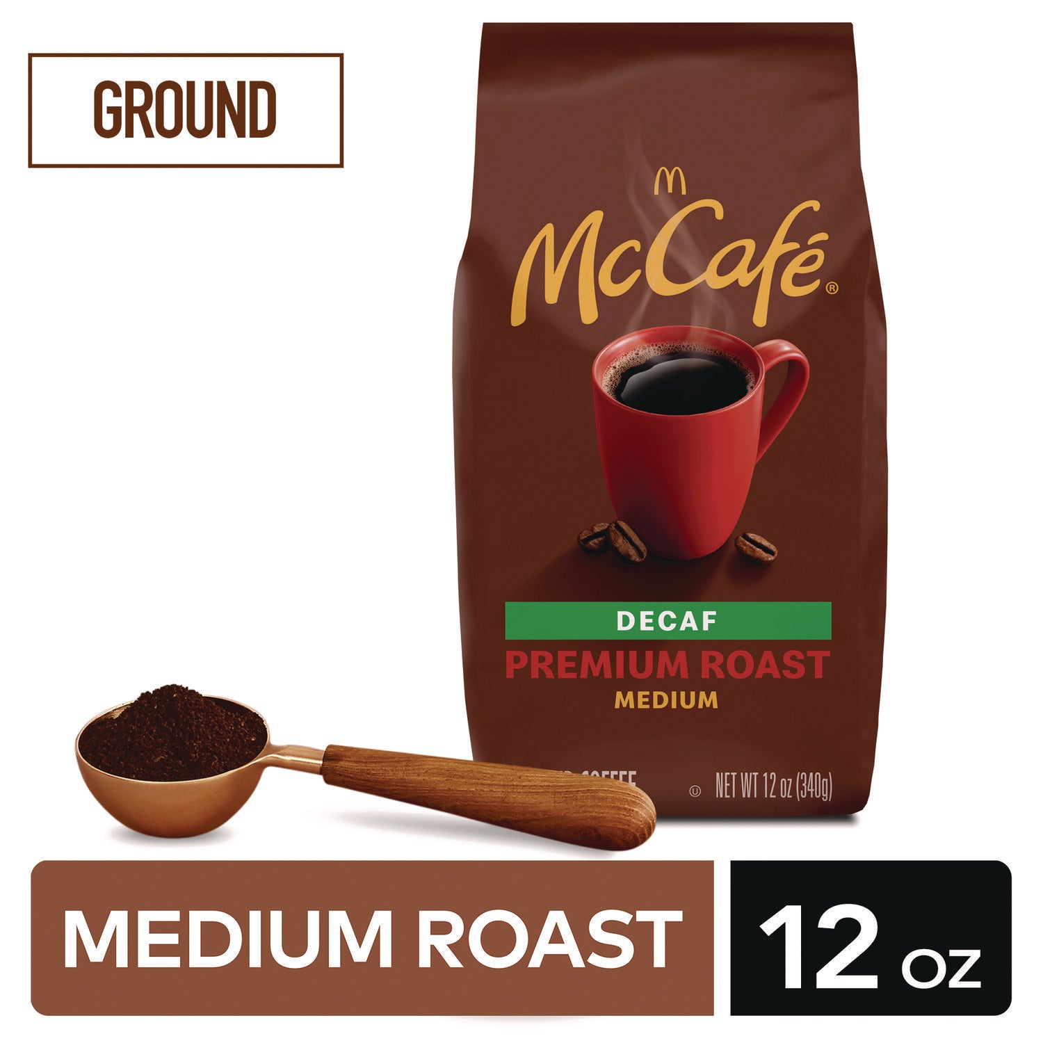 Ground Coffee, Premium Roast Decaf, 12 oz Bag McCafe® Flipcost