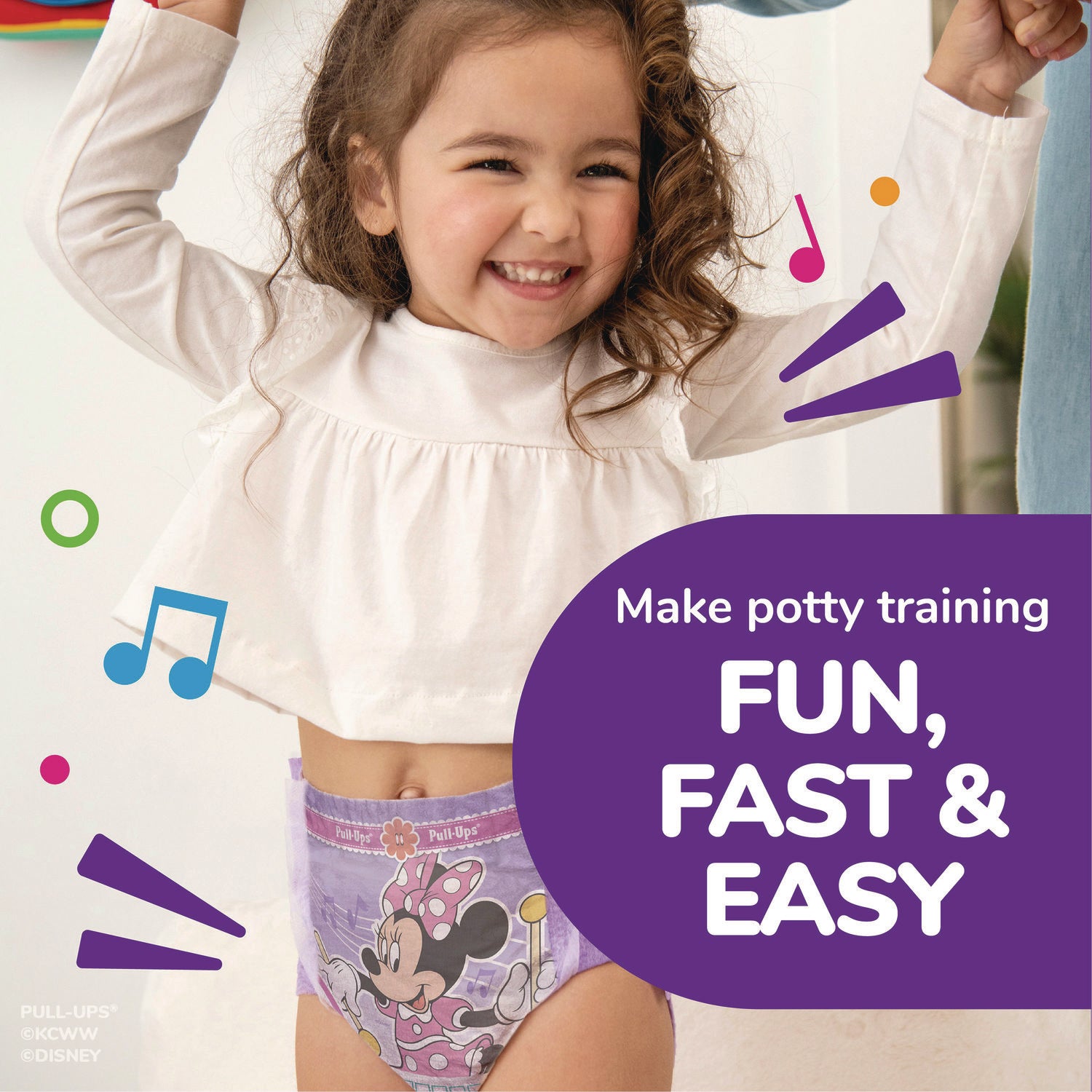 Pull-Ups Learning Designs Potty Training Pants for Girls, 2T-3T, 16 lbs to 34 lbs, 94/Carton Huggies® Flipcost