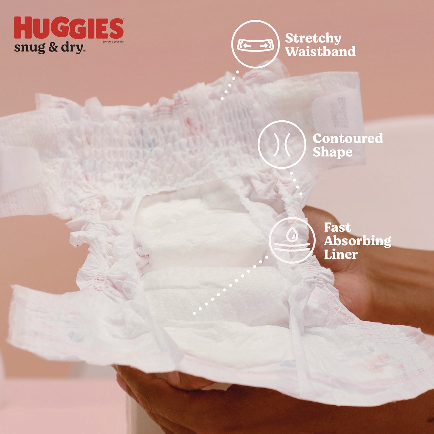 Sung and Dry Diapers, Size 6, 35+ lbs, 104/Carton Huggies® Flipcost