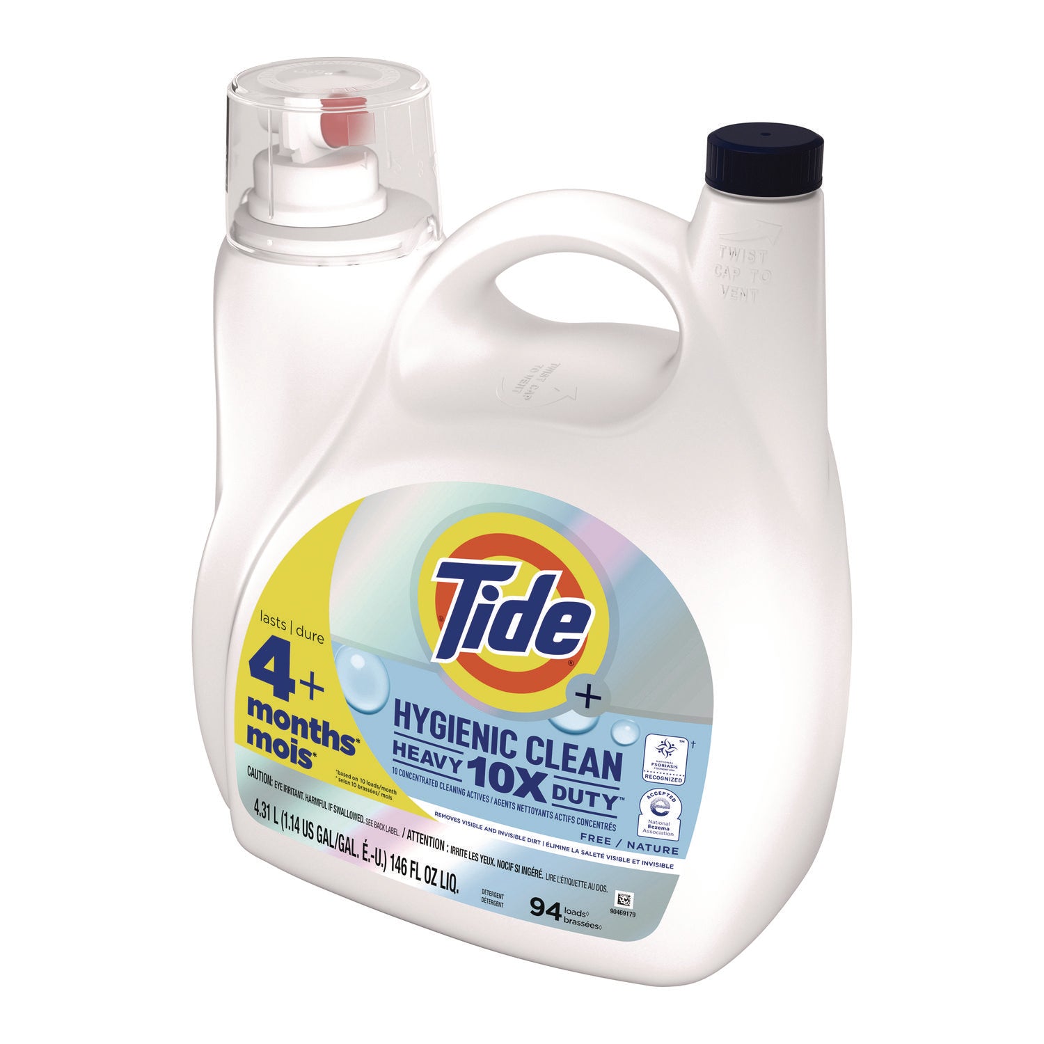 Hygienic Clean Heavy 10x Duty Liquid Laundry Detergent, Unscented, 146 oz Bottle Tide® Flipcost