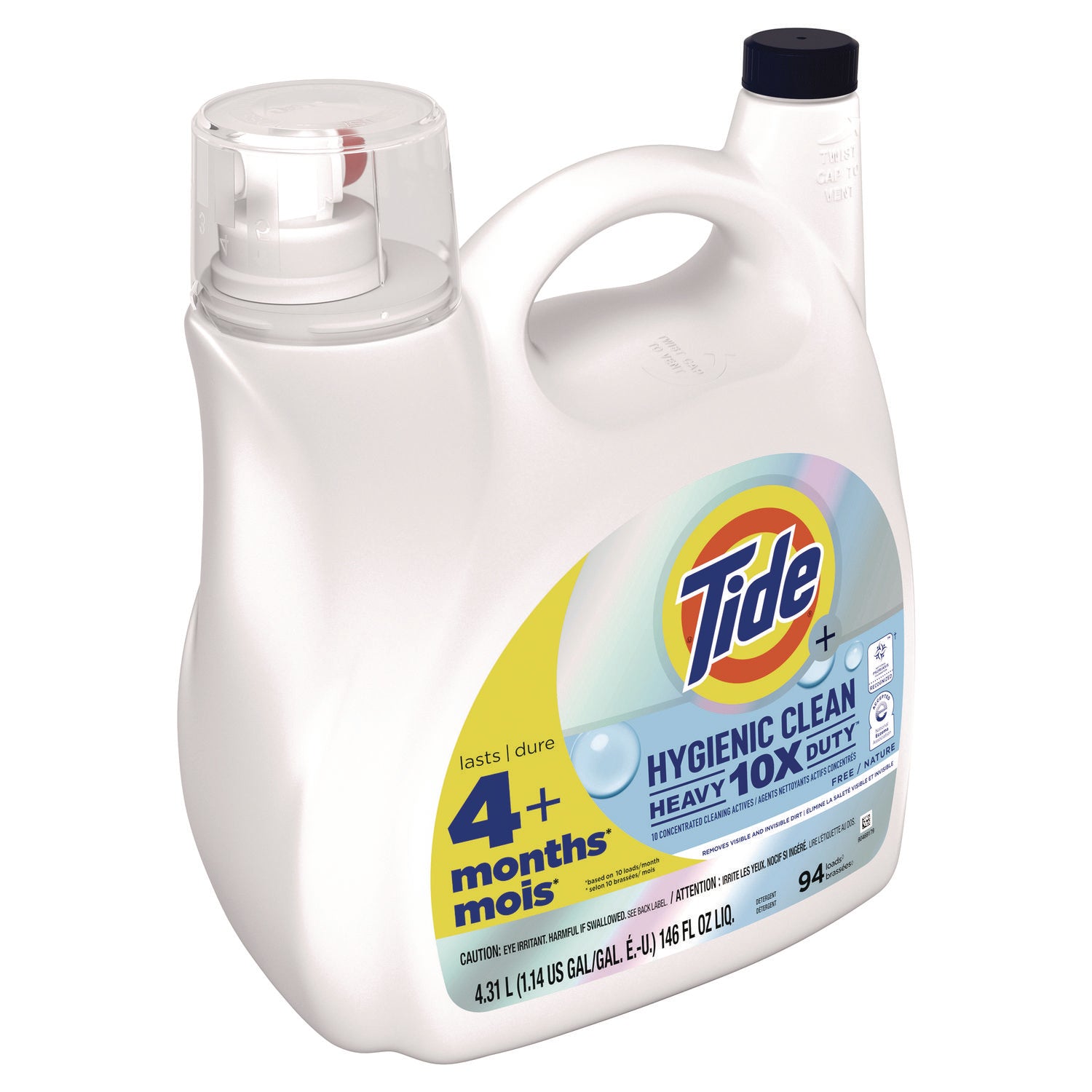 Hygienic Clean Heavy 10x Duty Liquid Laundry Detergent, Unscented, 146 oz Bottle Tide® Flipcost