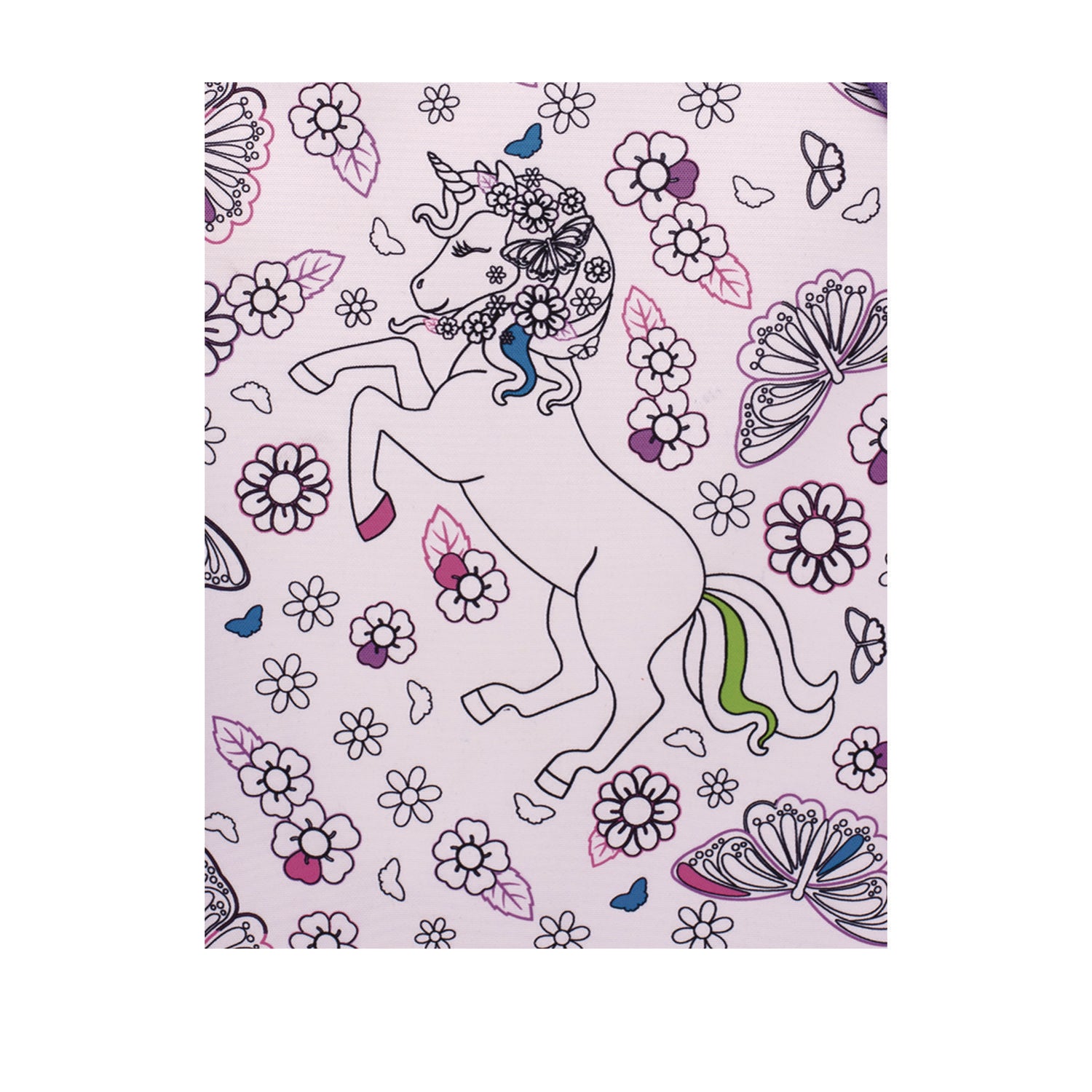 Color-Your-Own Backpack, Mystical Unicorn, 15 x 5 x 16, Pink/Purple Crayola® Flipcost