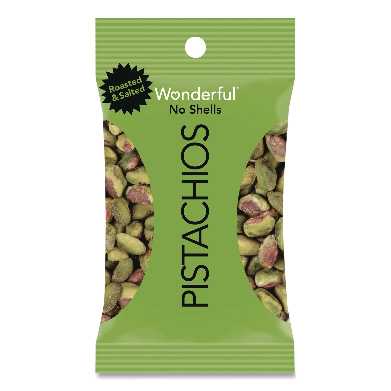 No Shells Roasted and Salted Pistachios Variety Pack, Assorted Flavors, 0.75 oz Bag, 24/Carton Wonderful® Flipcost