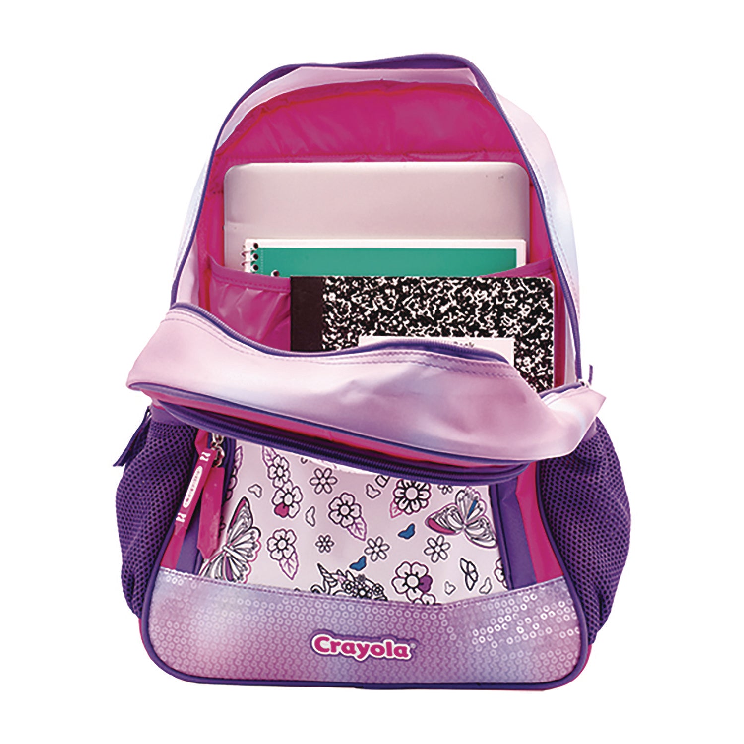 Color-Your-Own Backpack, Mystical Unicorn, 15 x 5 x 16, Pink/Purple Crayola® Flipcost