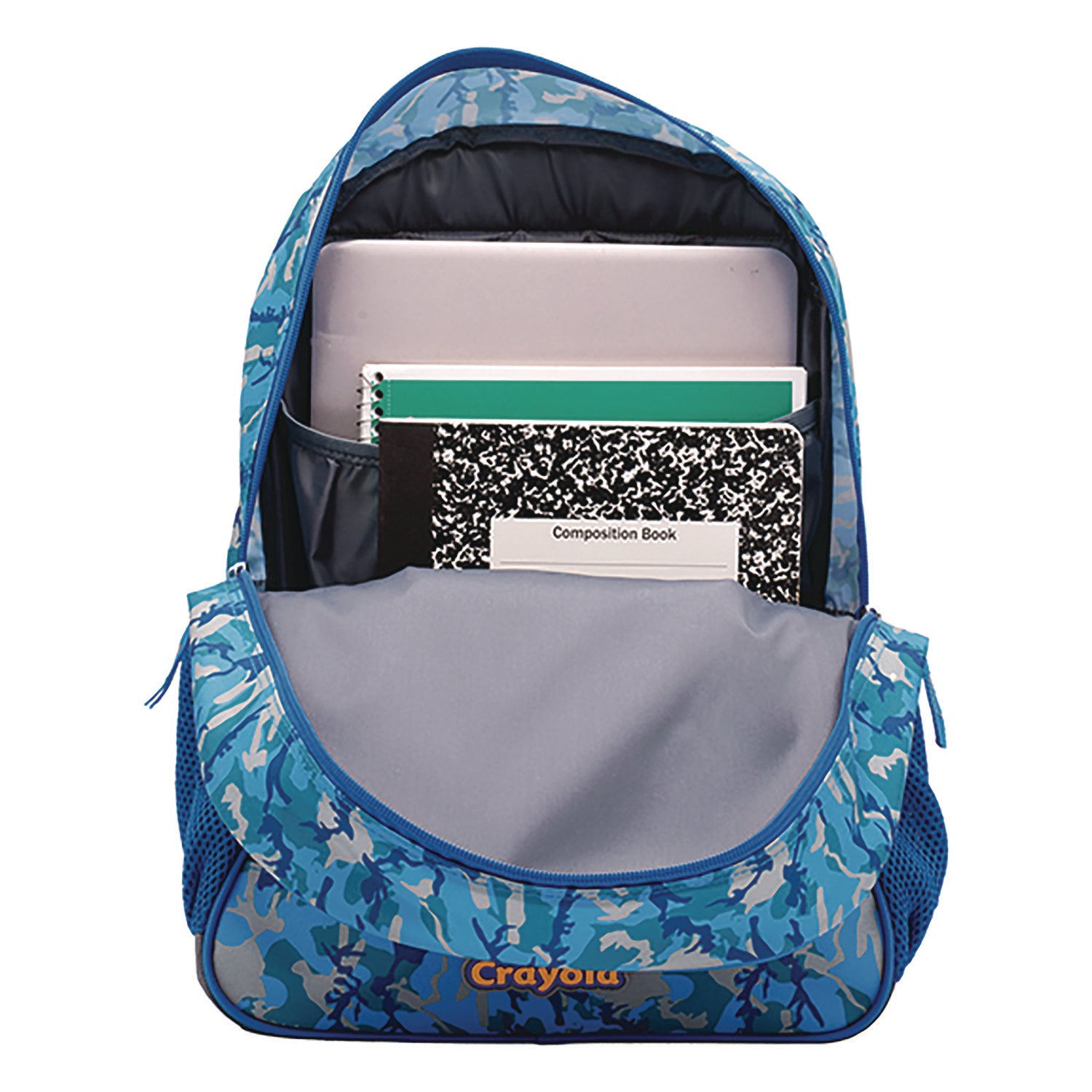 Color-Your-Own Backpack, Oceanfront, 15 x 5 x 16, Blue/Black Crayola® Flipcost