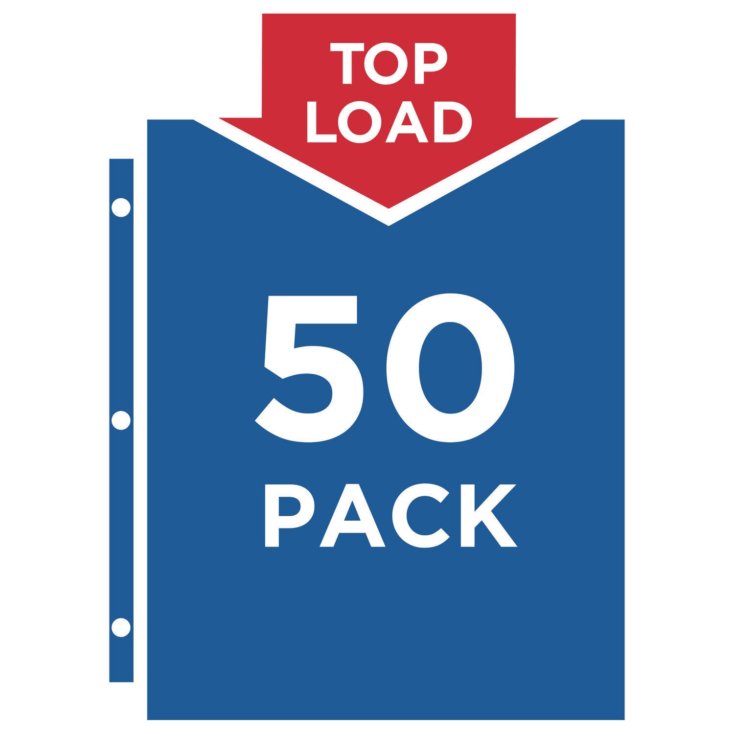 Avery® Top-Load Sheet Protector, Economy Gauge, Letter, Semi-Clear, 50/Box