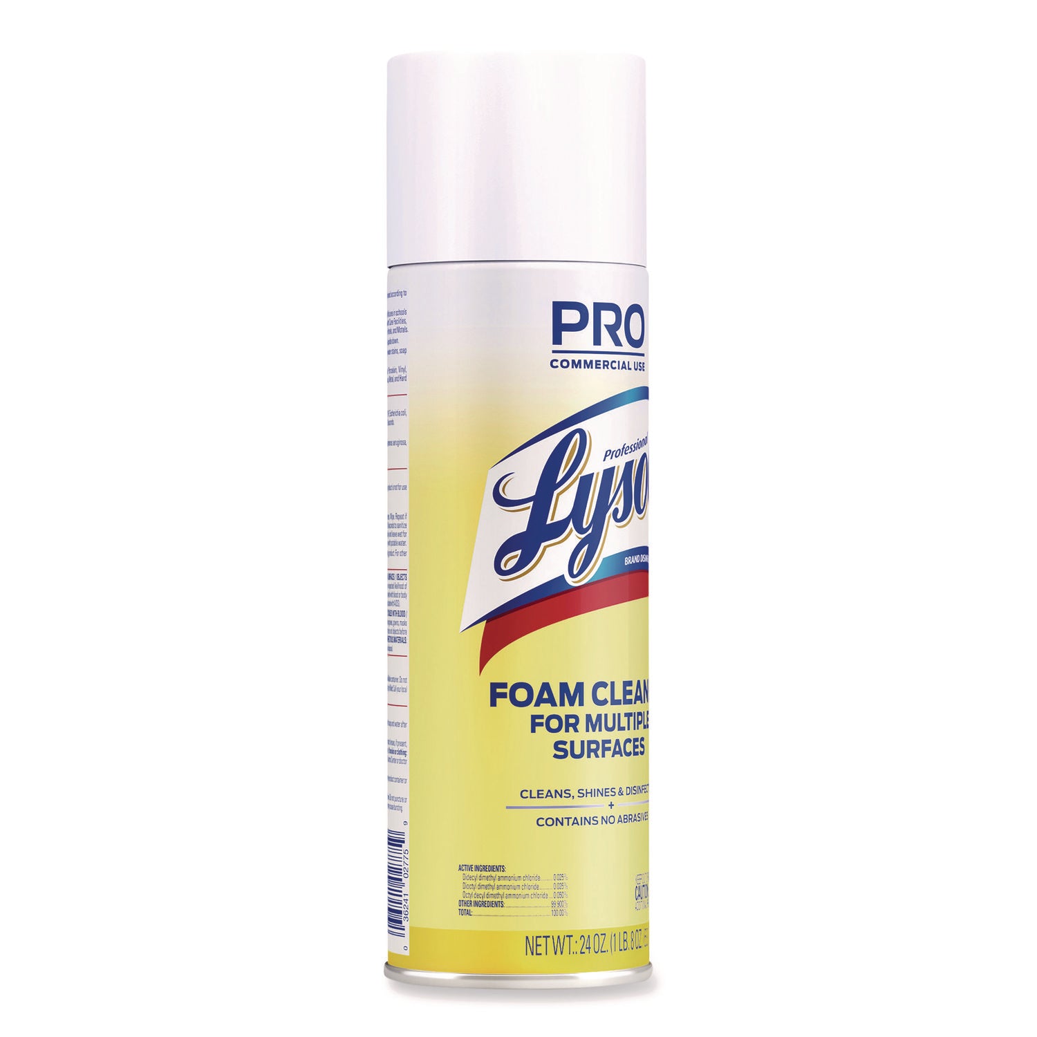 Professional LYSOL® Brand Disinfectant Foam Cleaner, 24 oz Aerosol Spray