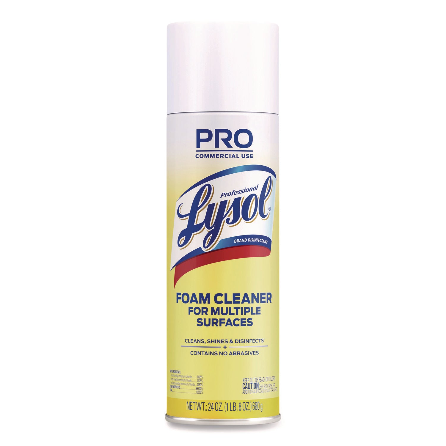 Professional LYSOL® Brand Disinfectant Foam Cleaner, 24 oz Aerosol Spray, 12/Carton