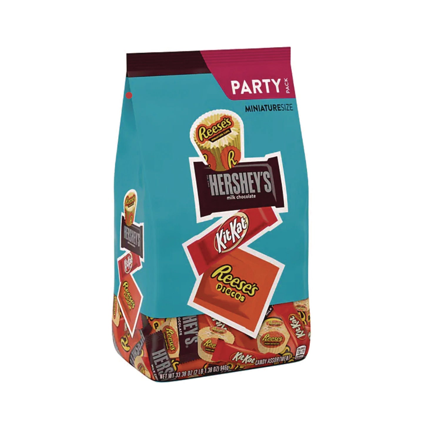 Party Pack Miniatures Milk Chocolate Variety, Assorted, 33.38 oz Bag