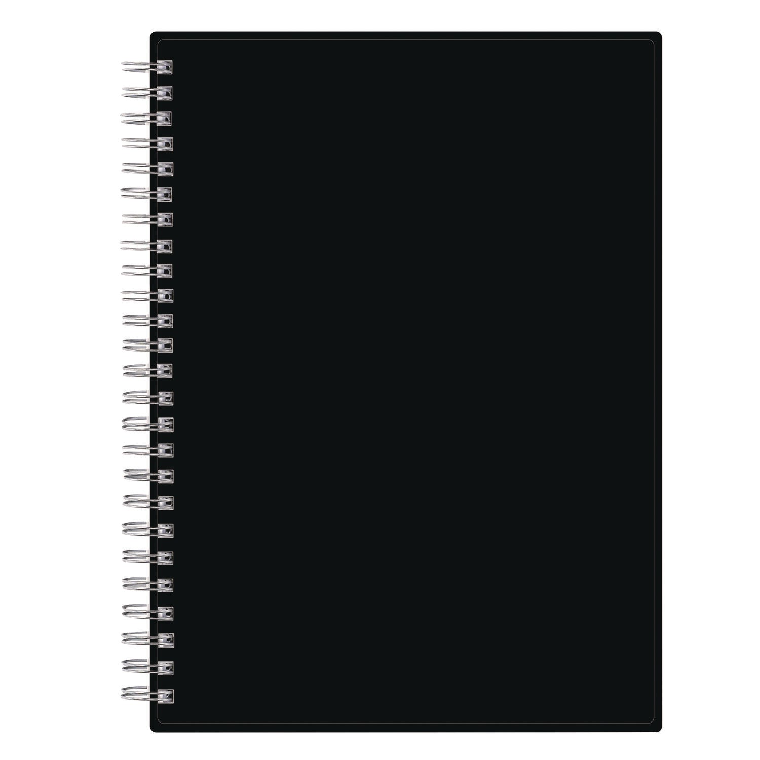 Enterprise Weekly/Monthly Notes Planner, 8.63" x 5.88", Black Cover, 12-Month (Jan to Dec): 2025 Blue Sky® Flipcost