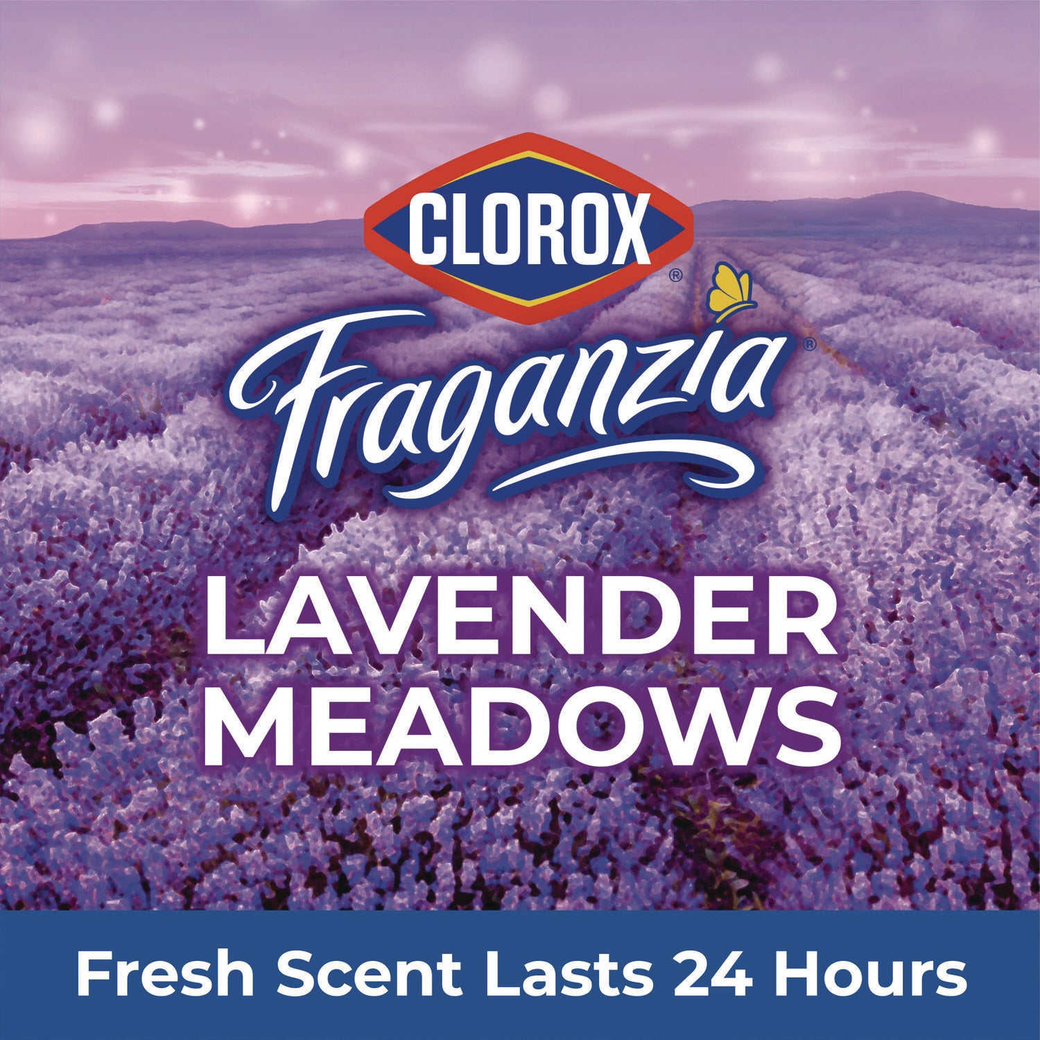 Clorox® CloroxPro Fraganzia Multi-Purpose Cleaner Concentrate, Lavender Meadows Scent, 175 oz Bottle, 3/Carton