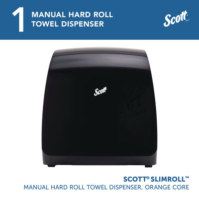 Scott® Slimroll Manual Towel Dispenser, 12.65 x 13.02 x 7.18, Black Flipcost Flipcost