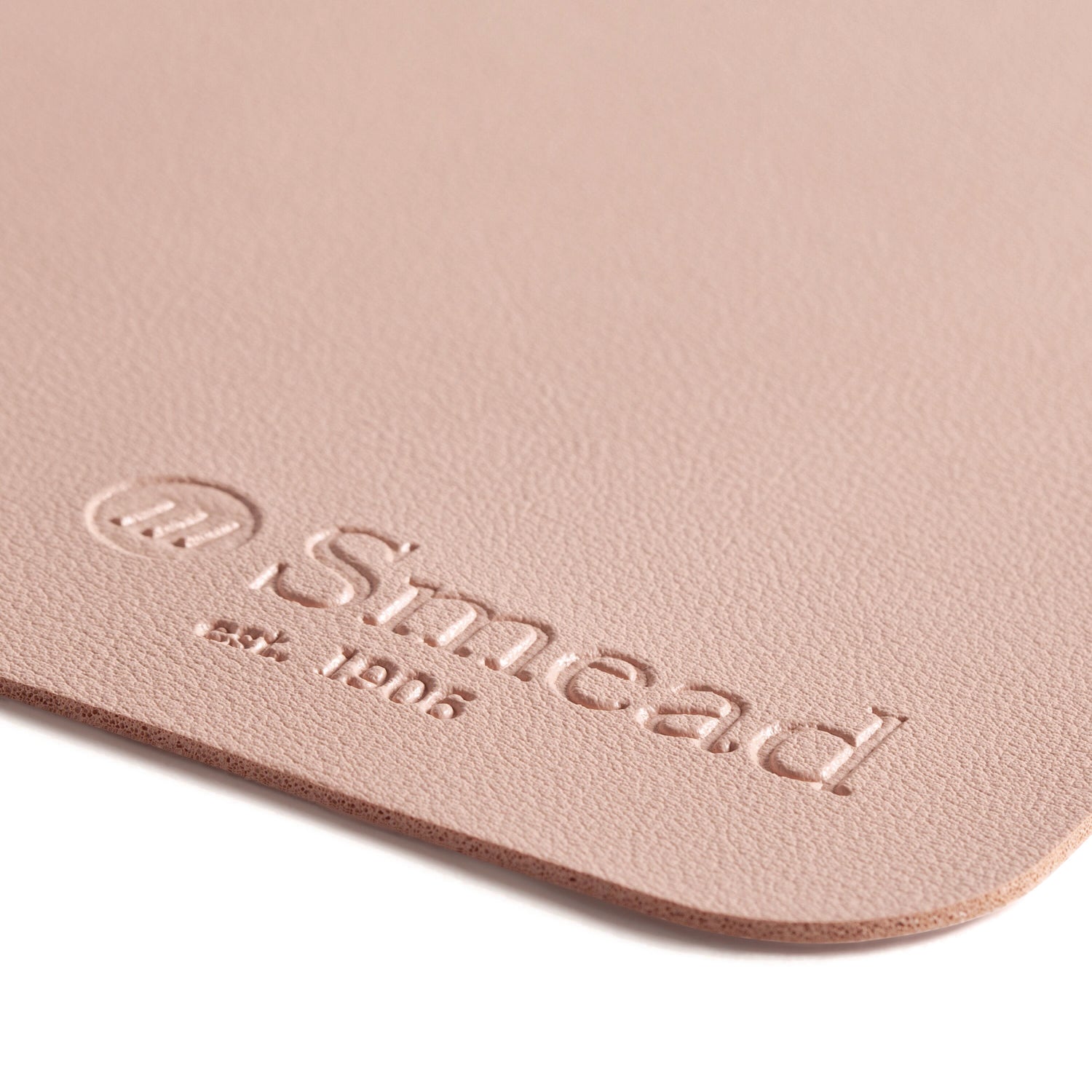 Smead™ Vegan Leather Desk Pads, 31.5 x 15.7, Light Pink