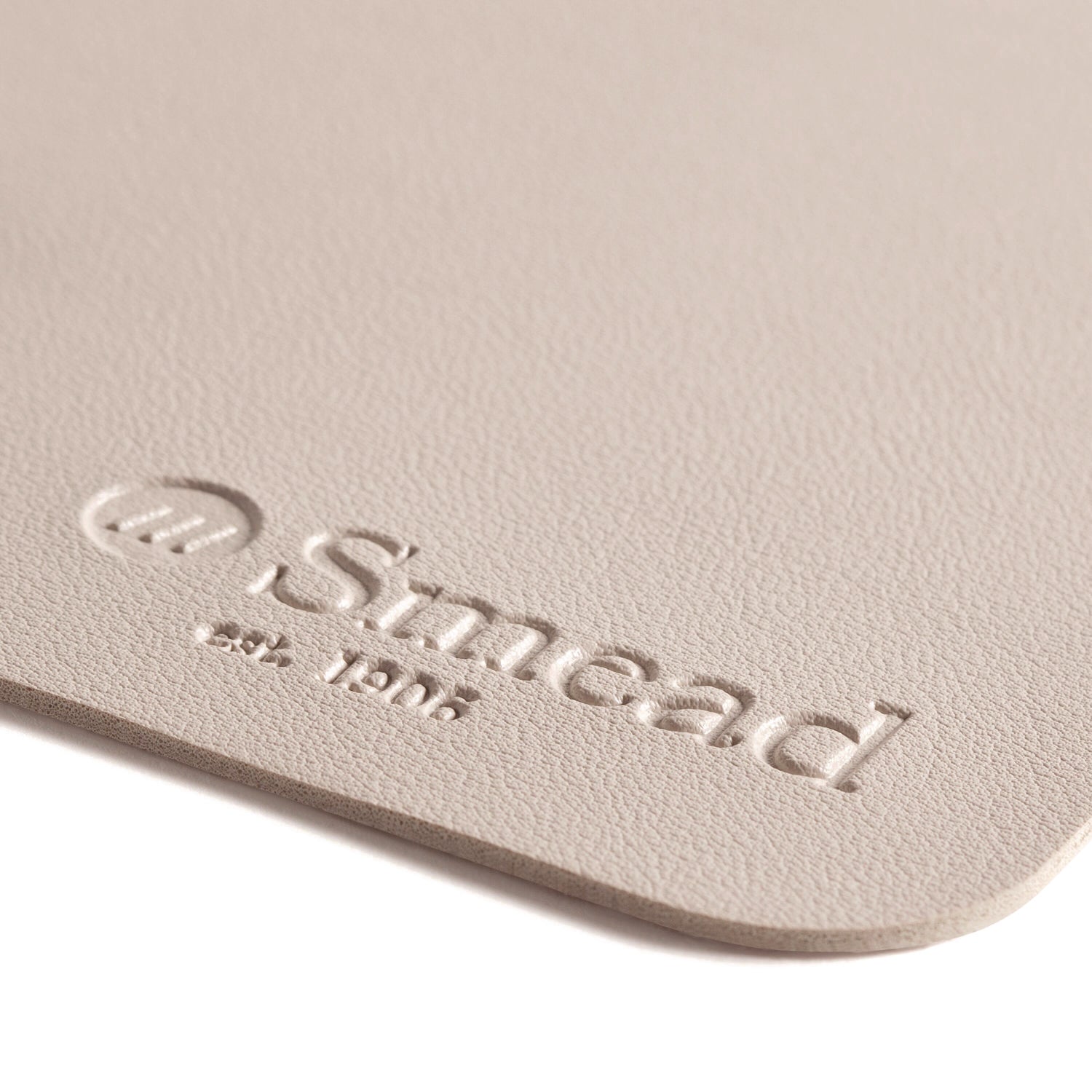 Smead™ Vegan Leather Desk Pads, 23.6 x 13.7, SandStone