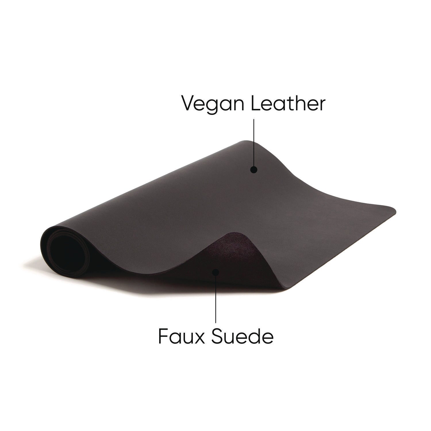 Smead™ Vegan Leather Desk Pads, 23.6 x 13.7, Charcoal