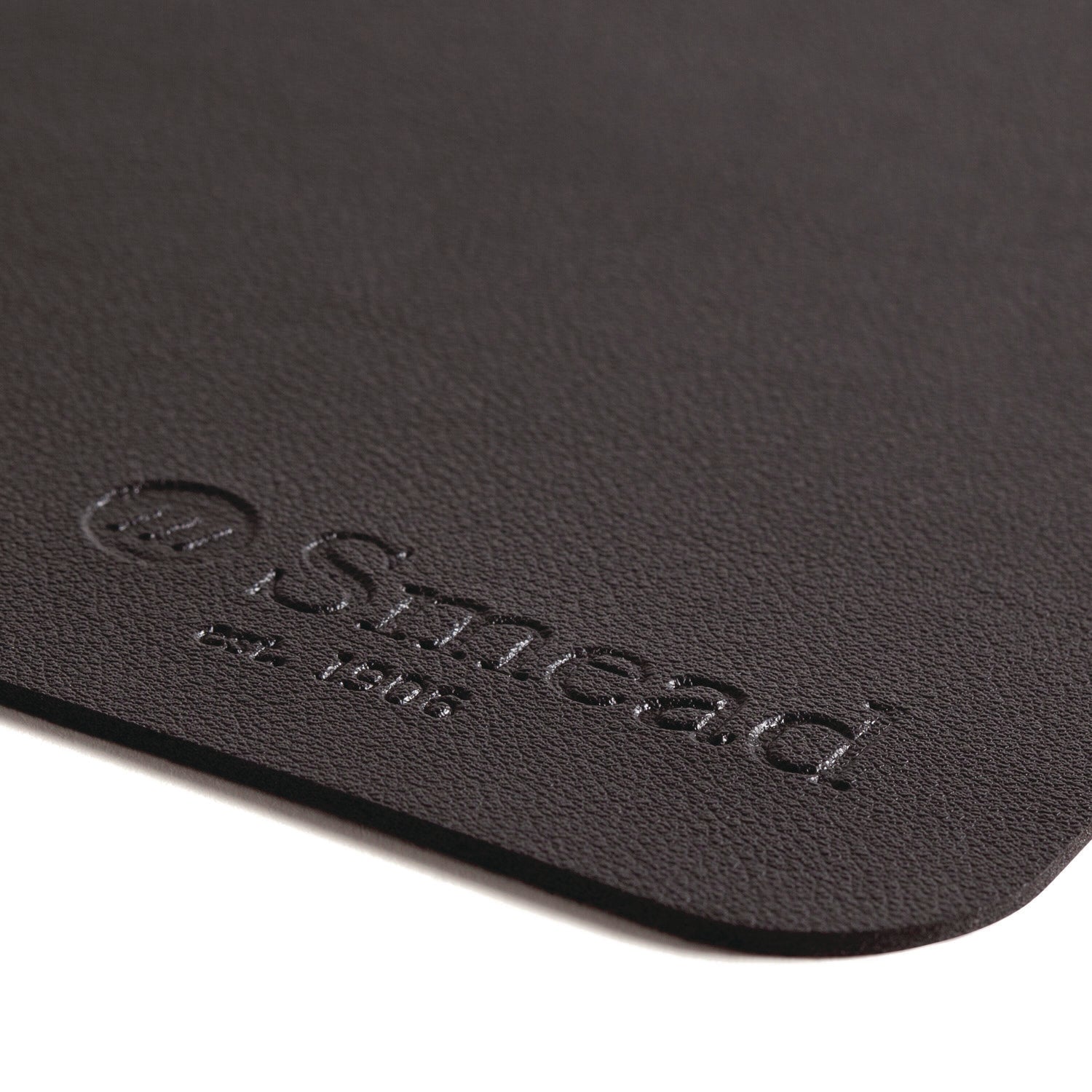 Smead™ Vegan Leather Desk Pads, 23.6 x 13.7, Charcoal