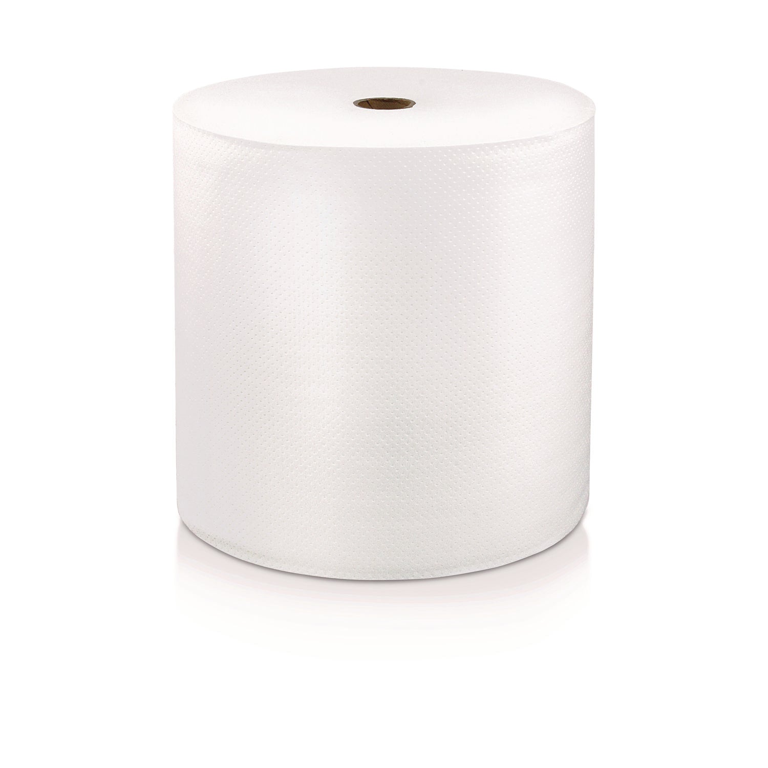 Hard Wound Roll Towel. 1-Ply, 7” x 1,000 ft, White, 6 Rolls/Carton