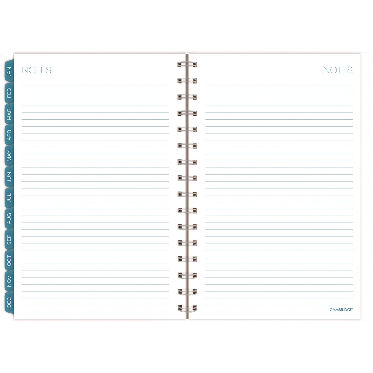 Glacier Weekly/Monthly Planner, Glacier Artwork, 8.5" x 6.38", Blue/Gray/Silver Cover, 12-Month (Jan to Dec): 2025 Cambridge® Flipcost