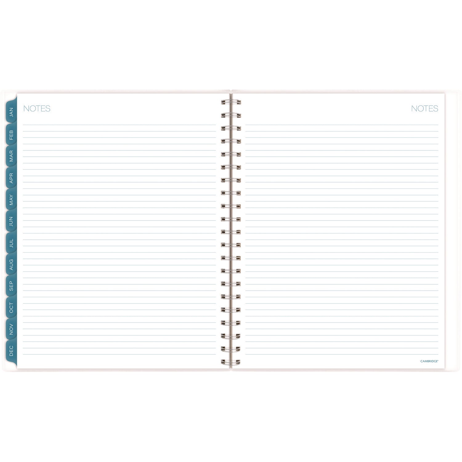 Glacier Weekly/Monthly Planner, Glacier Artwork, 11" x 9.25", Blue/Gray/Silver Cover, 12-Month (Jan to Dec): 2025 Cambridge® Flipcost