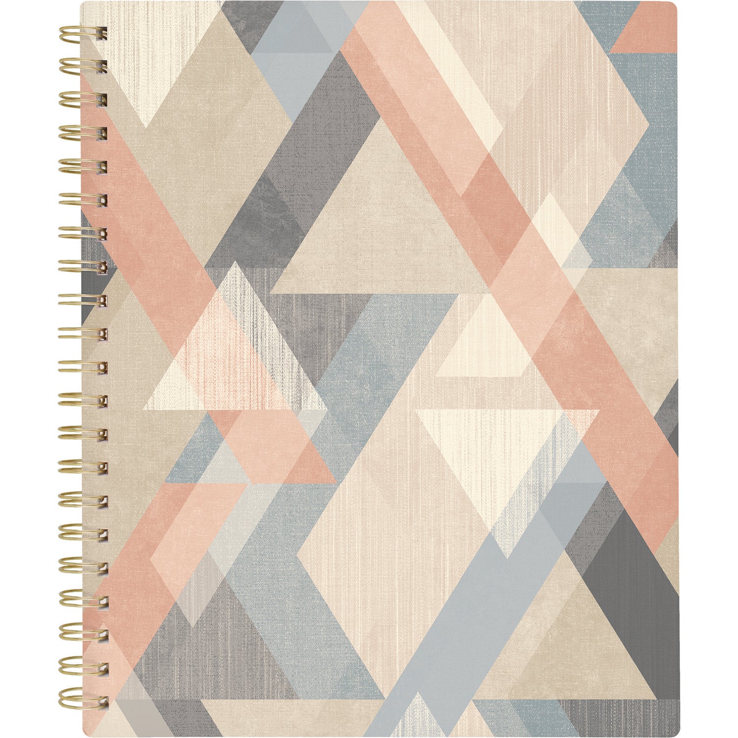 Triad Weekly/Monthly Planner, Geometric Artwork, 11" x 9.25", Multicolor Cover, 12-Month (Jan to Dec): 2025