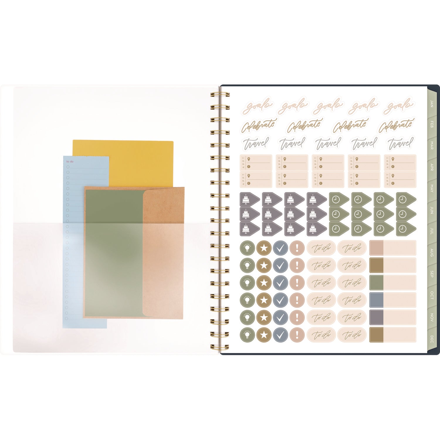 Leah Bisch Weekly/Monthly Floral Planner, Floral Artwork, 11" x 9.25", Blue/White/Gold Cover, 12-Month (Jan to Dec): 2025 Cambridge® Flipcost