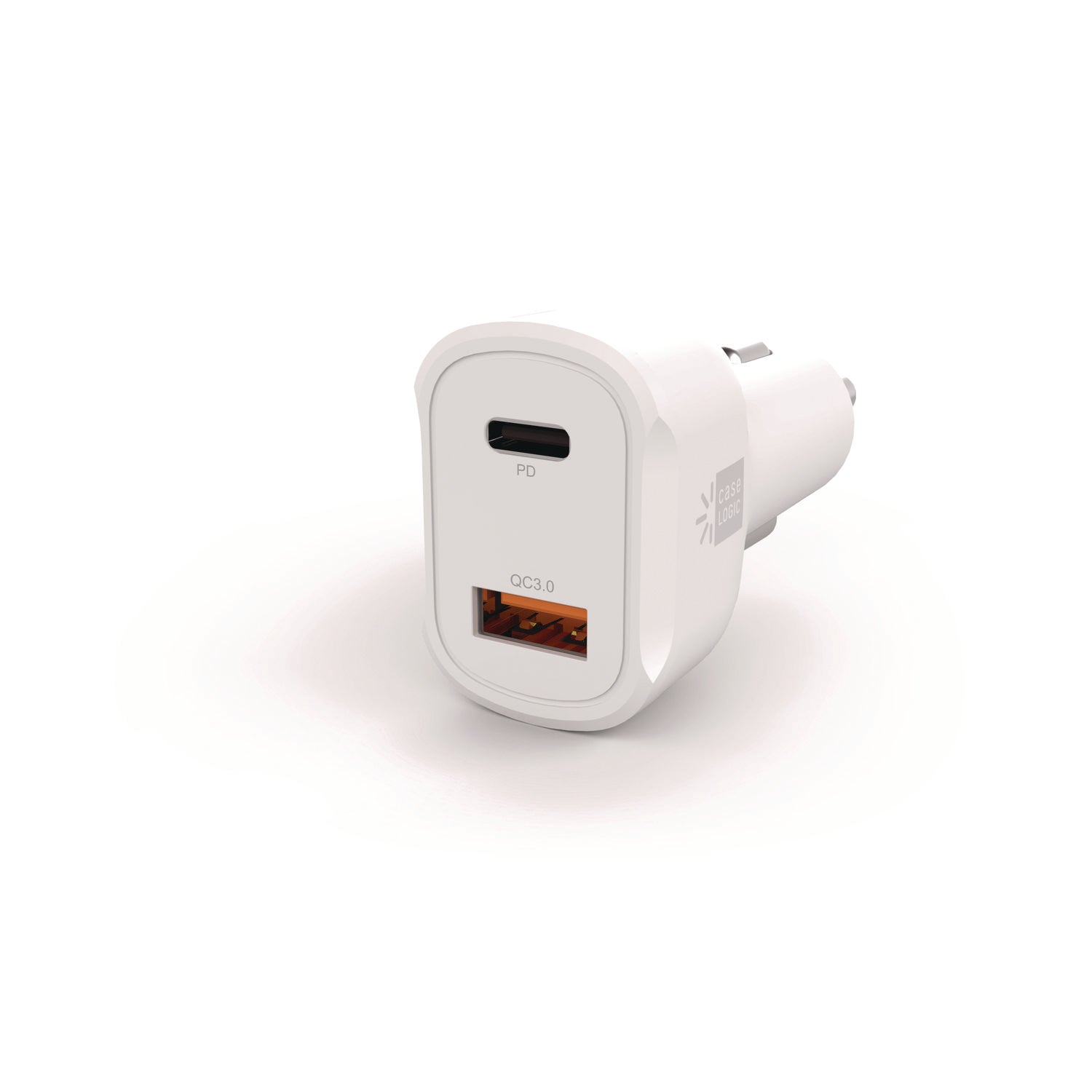 ByTech® PD Car Charger, 60 W, Two 2 A Ports, White