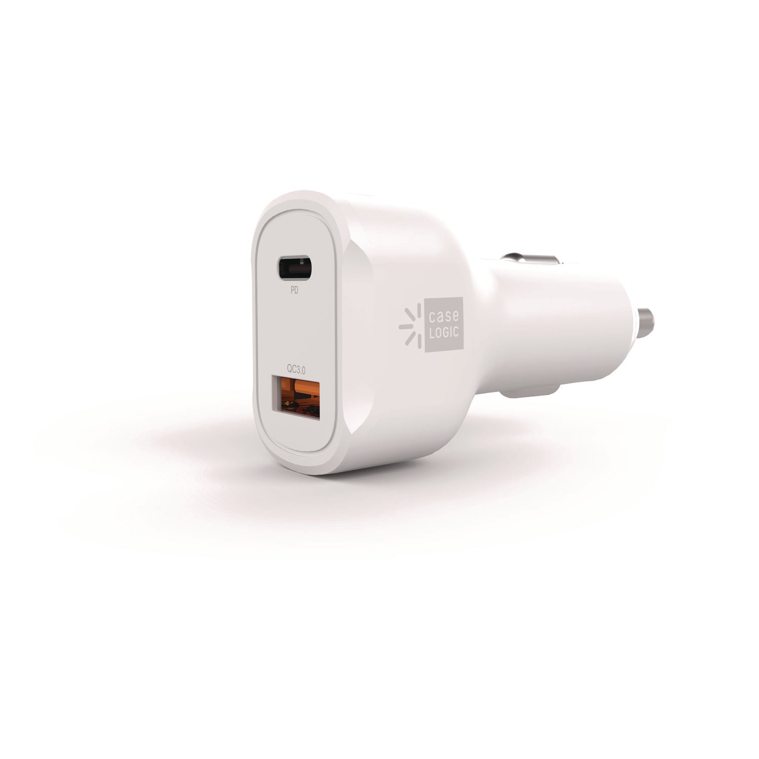 ByTech® PD Car Charger, 60 W, Two 2 A Ports, White