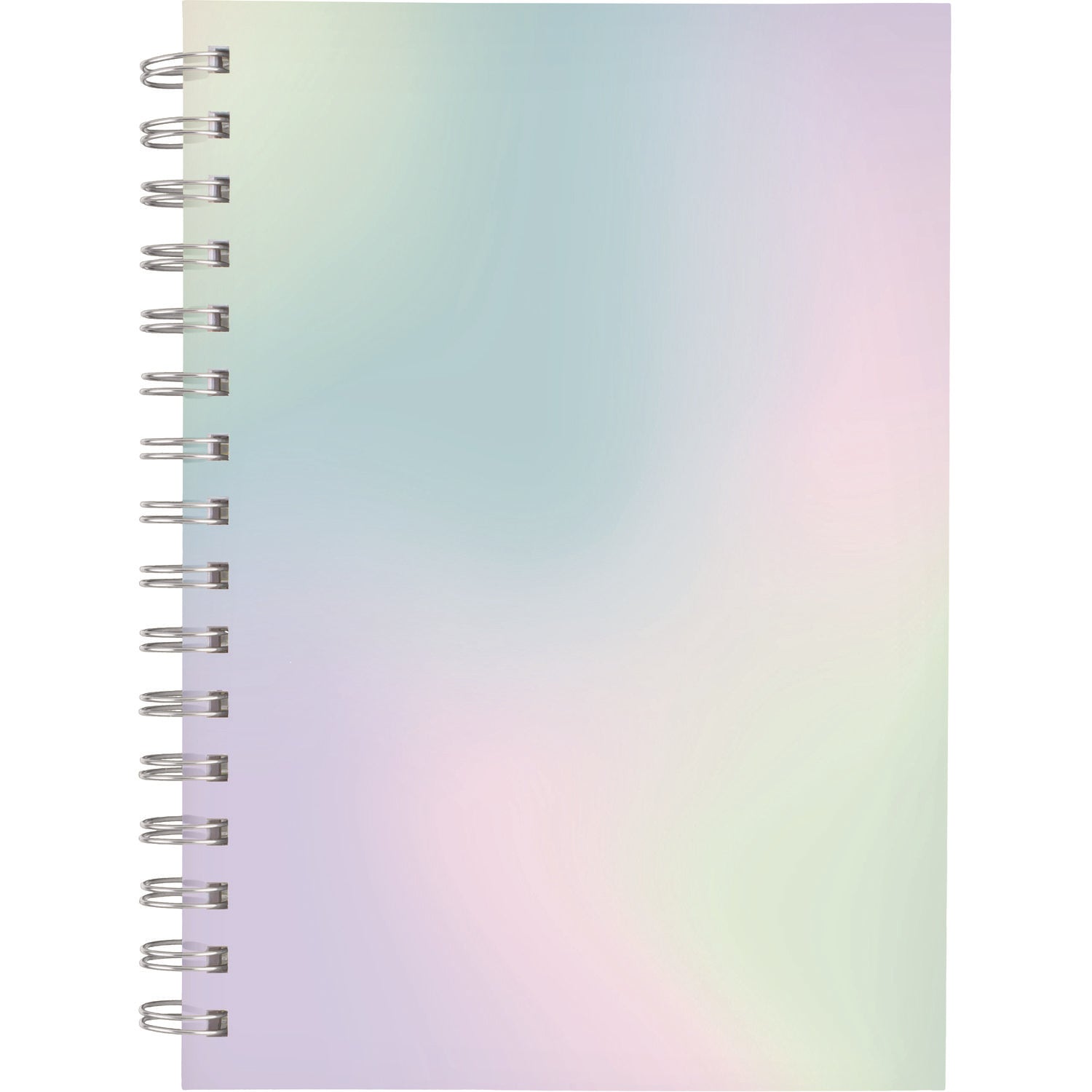 Ombre Weekly/Monthly Planner, Colorful Cloud Artwork, 8.5" x 6.38", Multicolor Cover, 12-Month (Jan to Dec): 2025