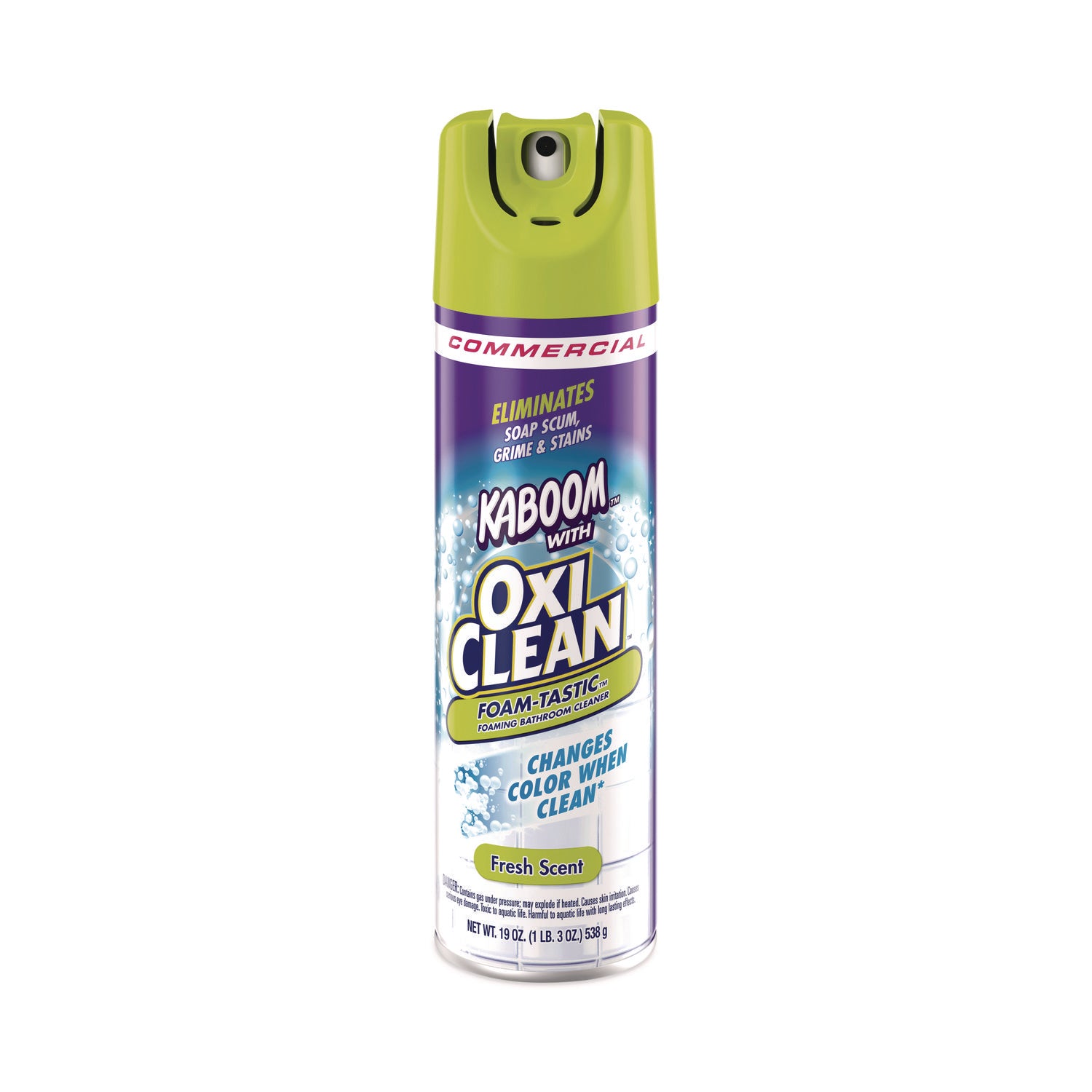 Foamtastic Bathroom Cleaner, Fresh Scent, 19 oz Spray Can