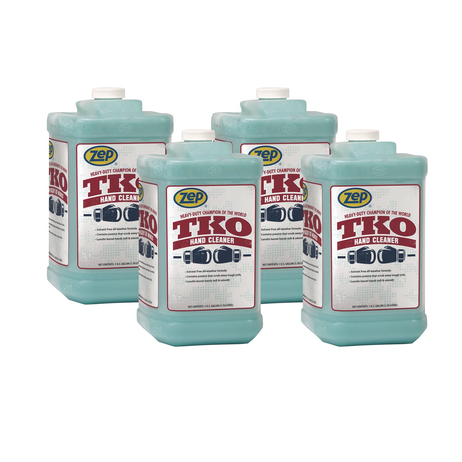 TKO Hand Cleaner, Lemon Lime Scent, 1 gal Bottle, 4/Carton