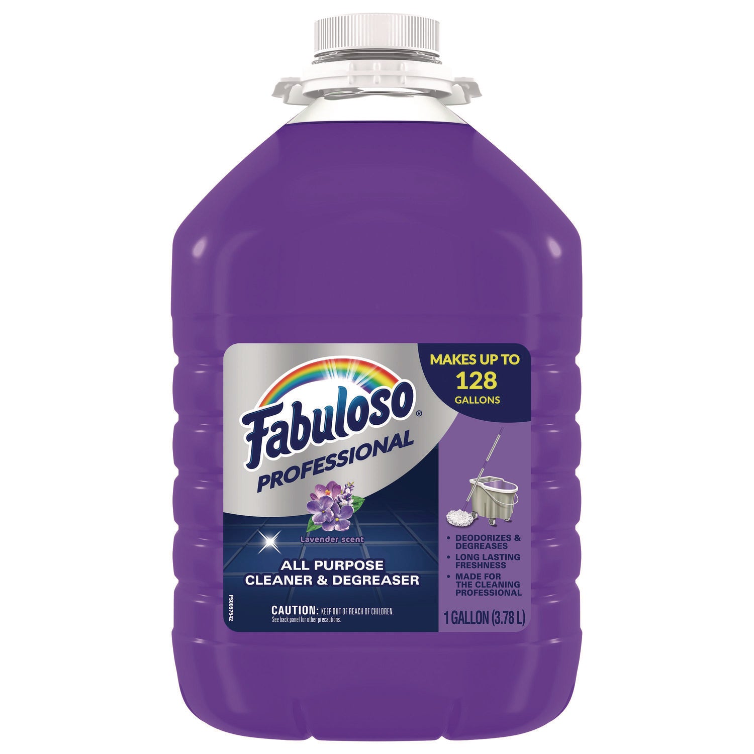 Fabuloso® All-Purpose Cleaner, Lavender Scent, 1 gal Bottle, 4/Carton