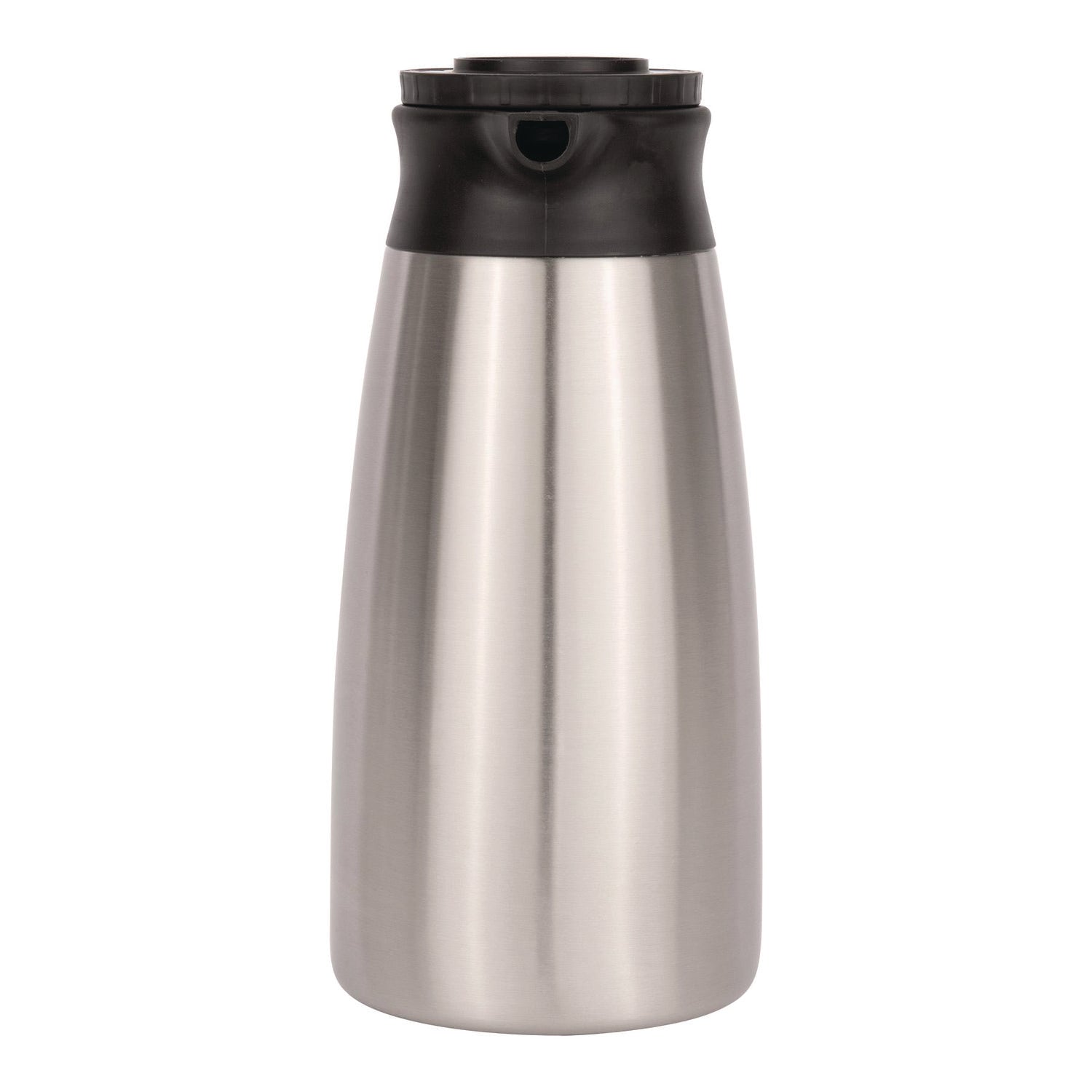 BUNN® 1.9 Liter Thermal Pitcher, Stainless Steel/Black