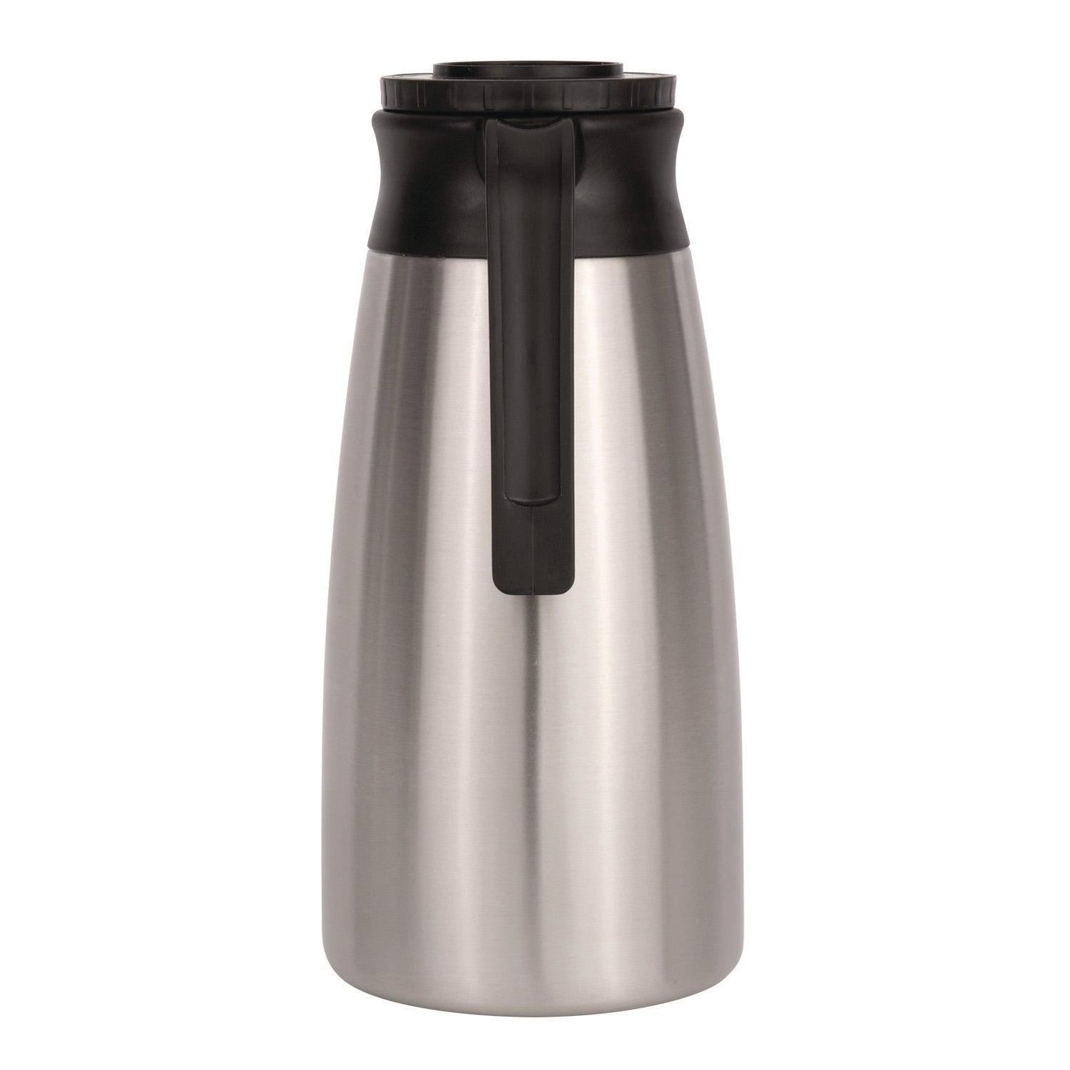 BUNN® 1.9 Liter Thermal Pitcher, Stainless Steel/Black