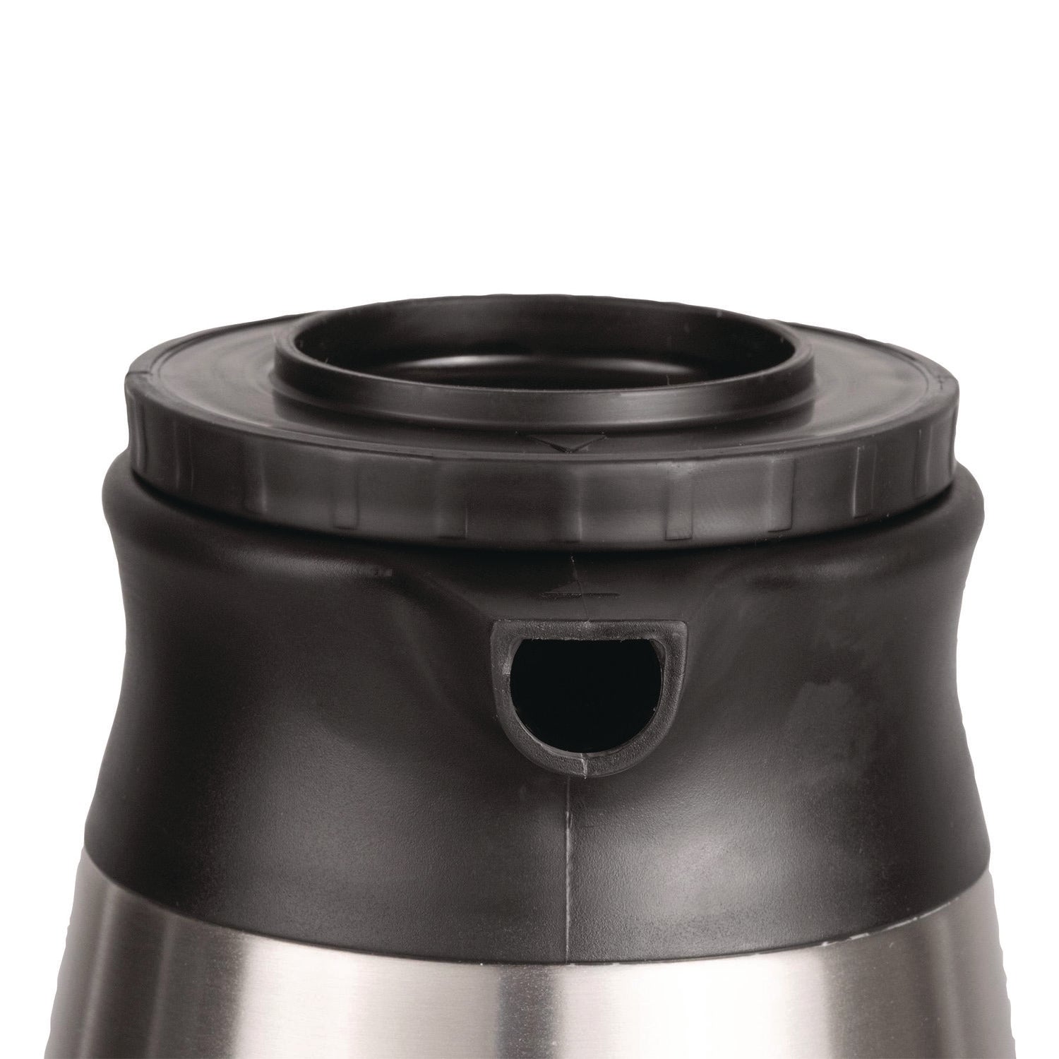 BUNN® 1.9 Liter Thermal Pitcher, Stainless Steel/Black