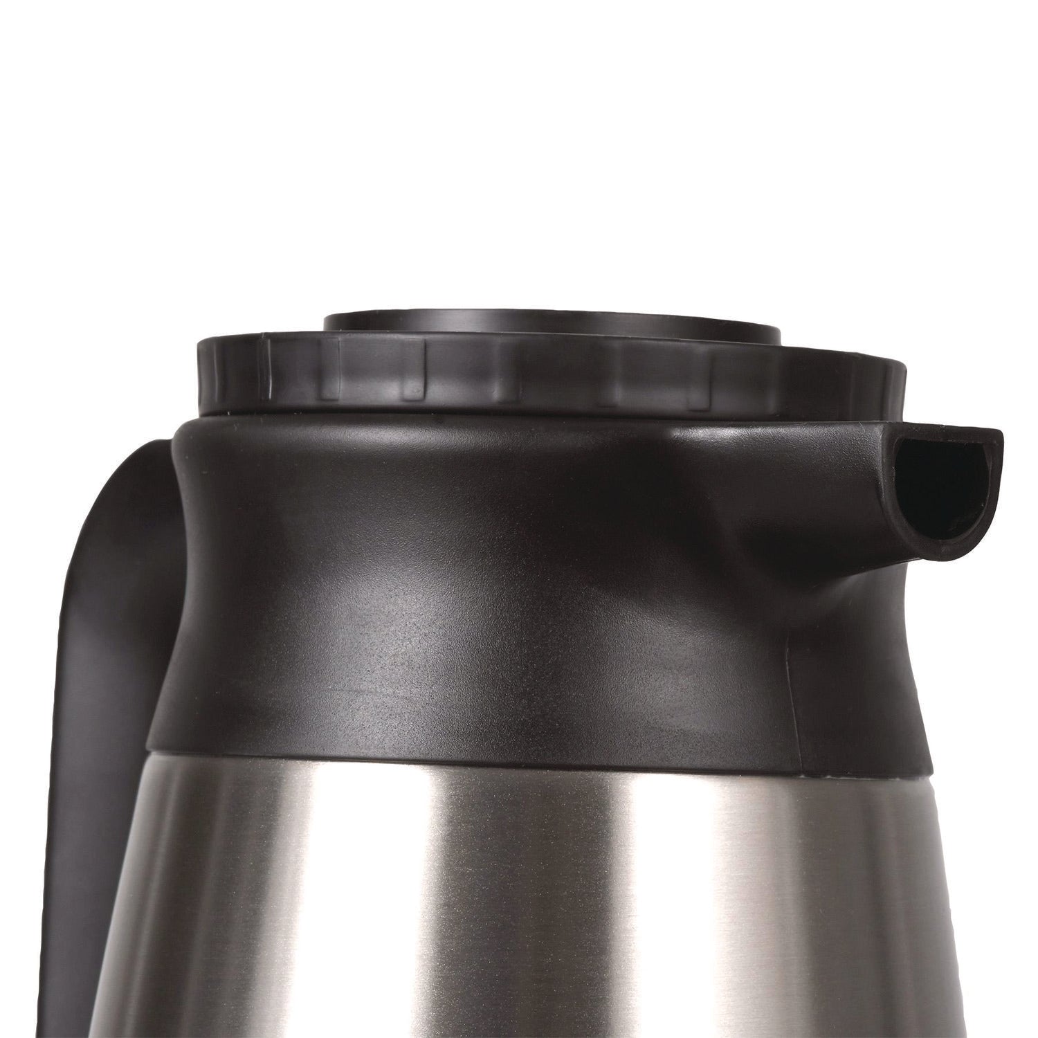 BUNN® 1.9 Liter Thermal Pitcher, Stainless Steel/Black