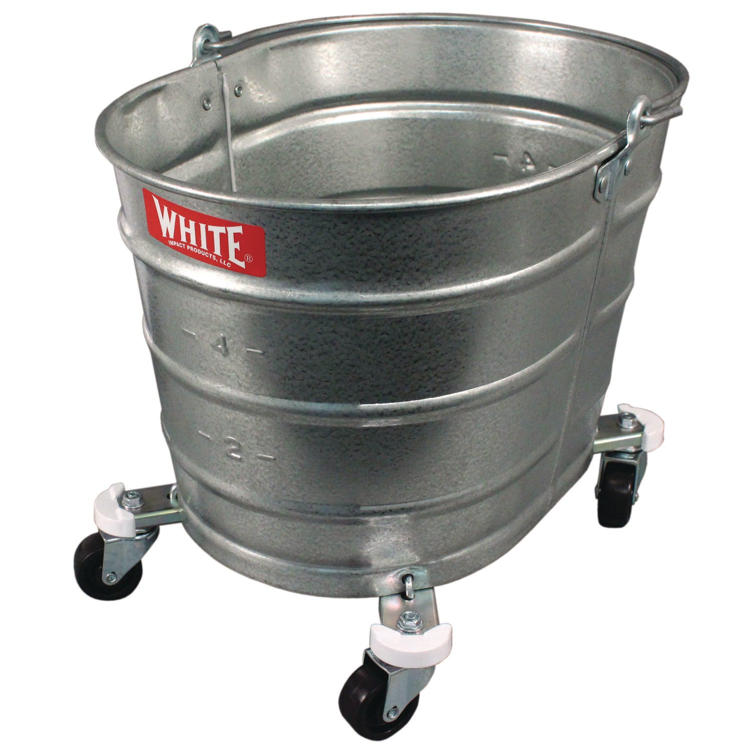 Impact® Metal Mop Bucket, 26 qt, Steel