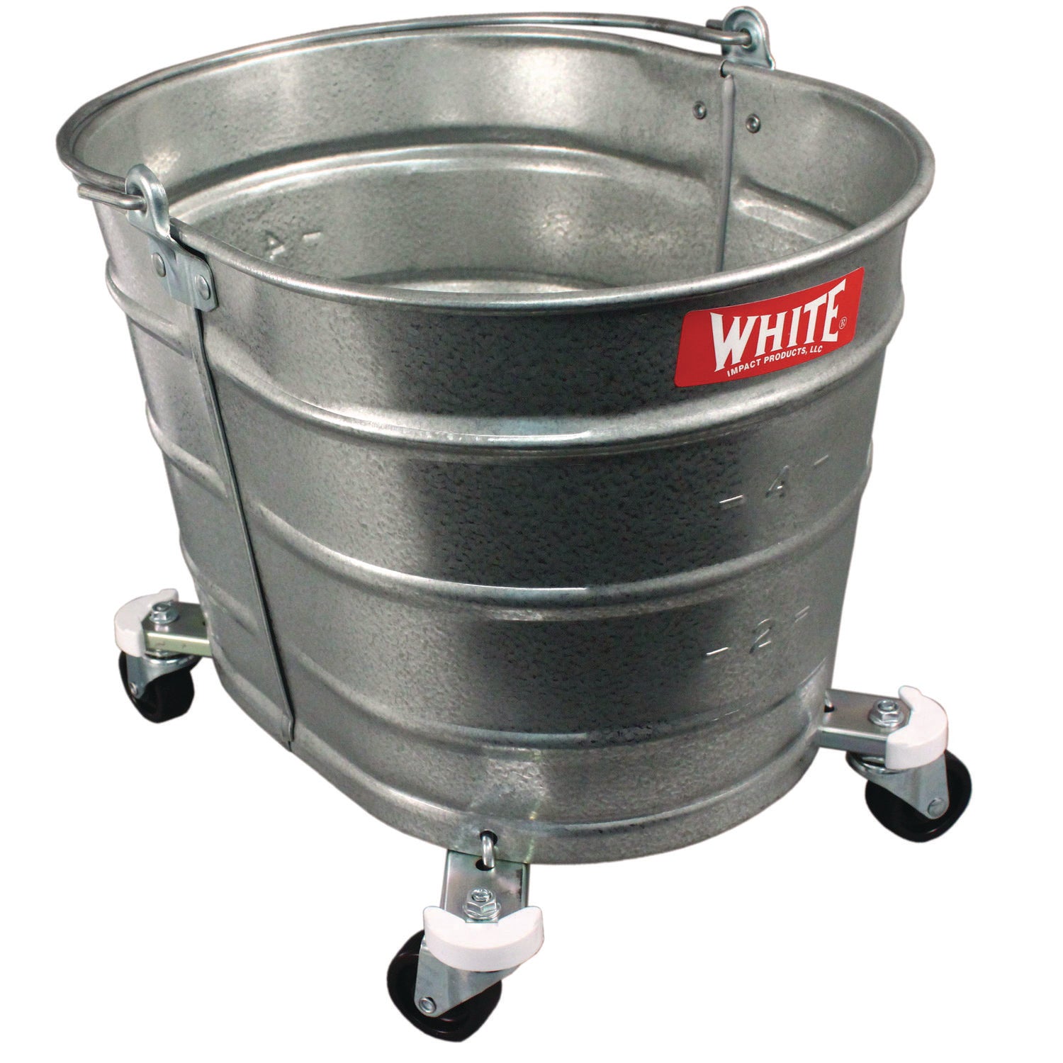 Impact® Metal Mop Bucket, 26 qt, Steel