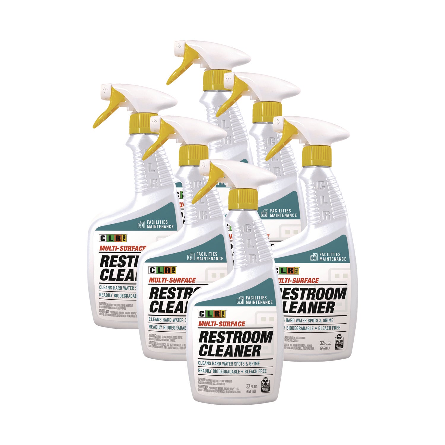 Restroom Cleaner, 32 oz Pump Spray, 6/Carton