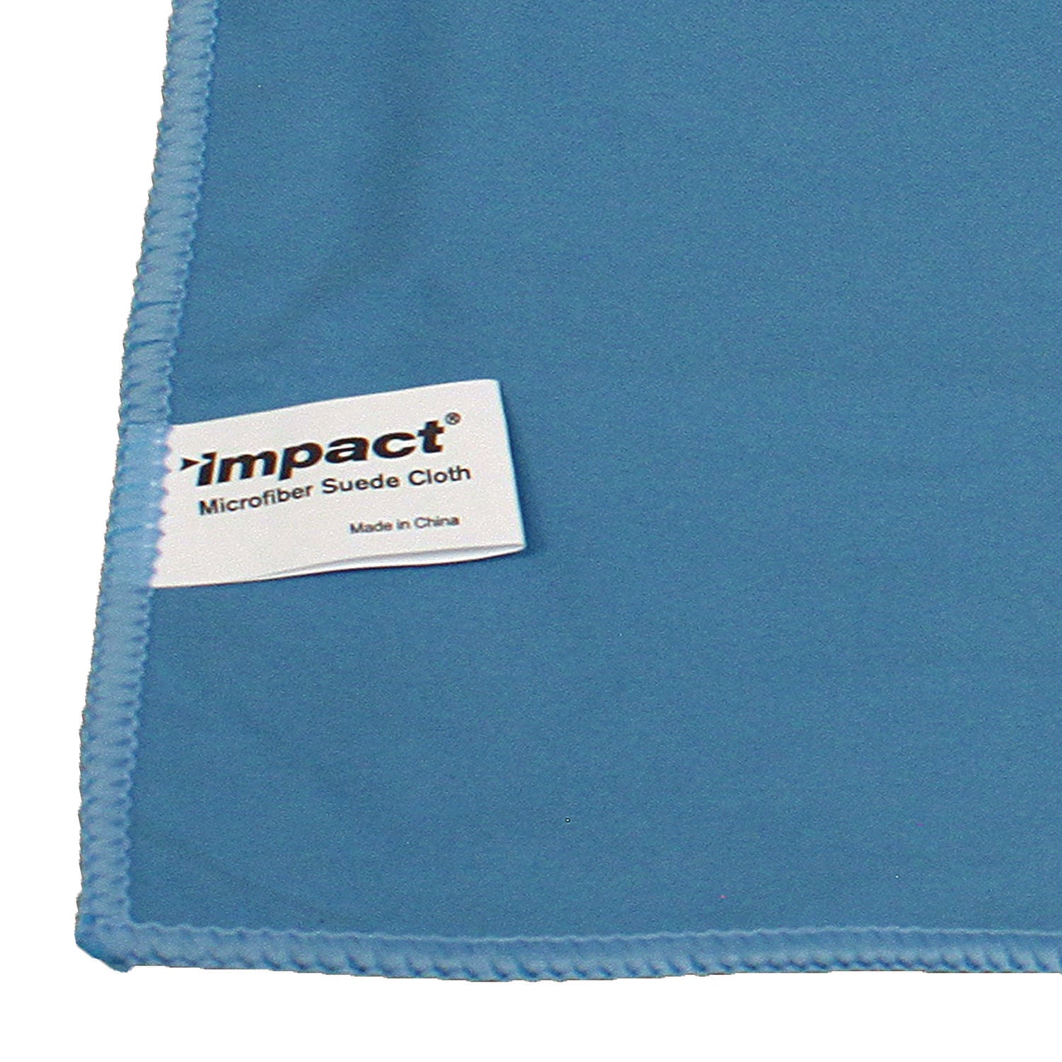 Impact® Lightweight Microfiber Cloths, 16 x 16, Blue, 12/Pack, 18 Packs/Carton