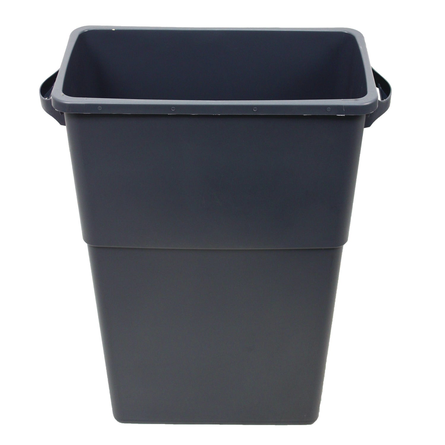 Thin Bin Containers, 23 gal, Polyethylene, Gray