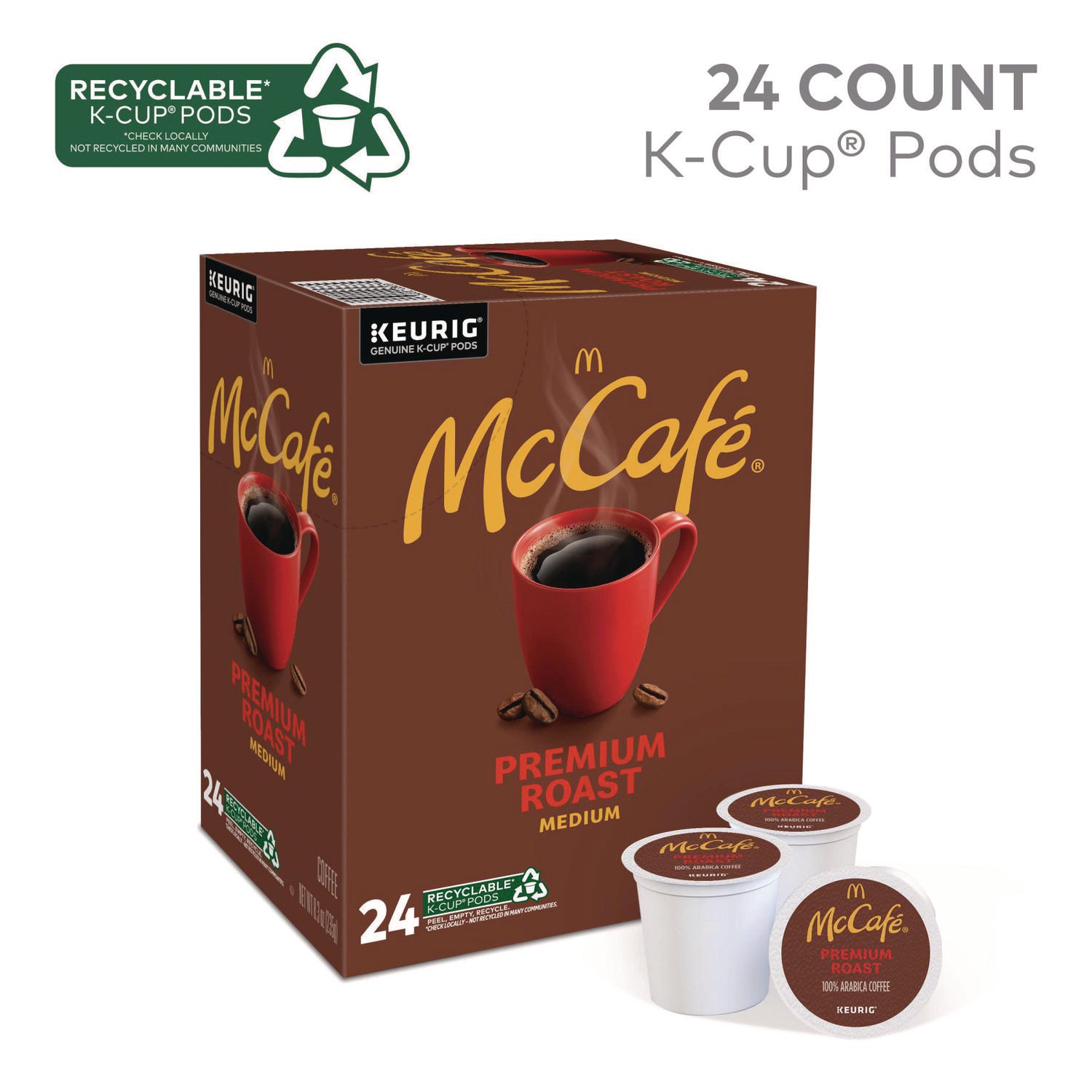 McCafe® Premium Roast K-Cup, 24/BX