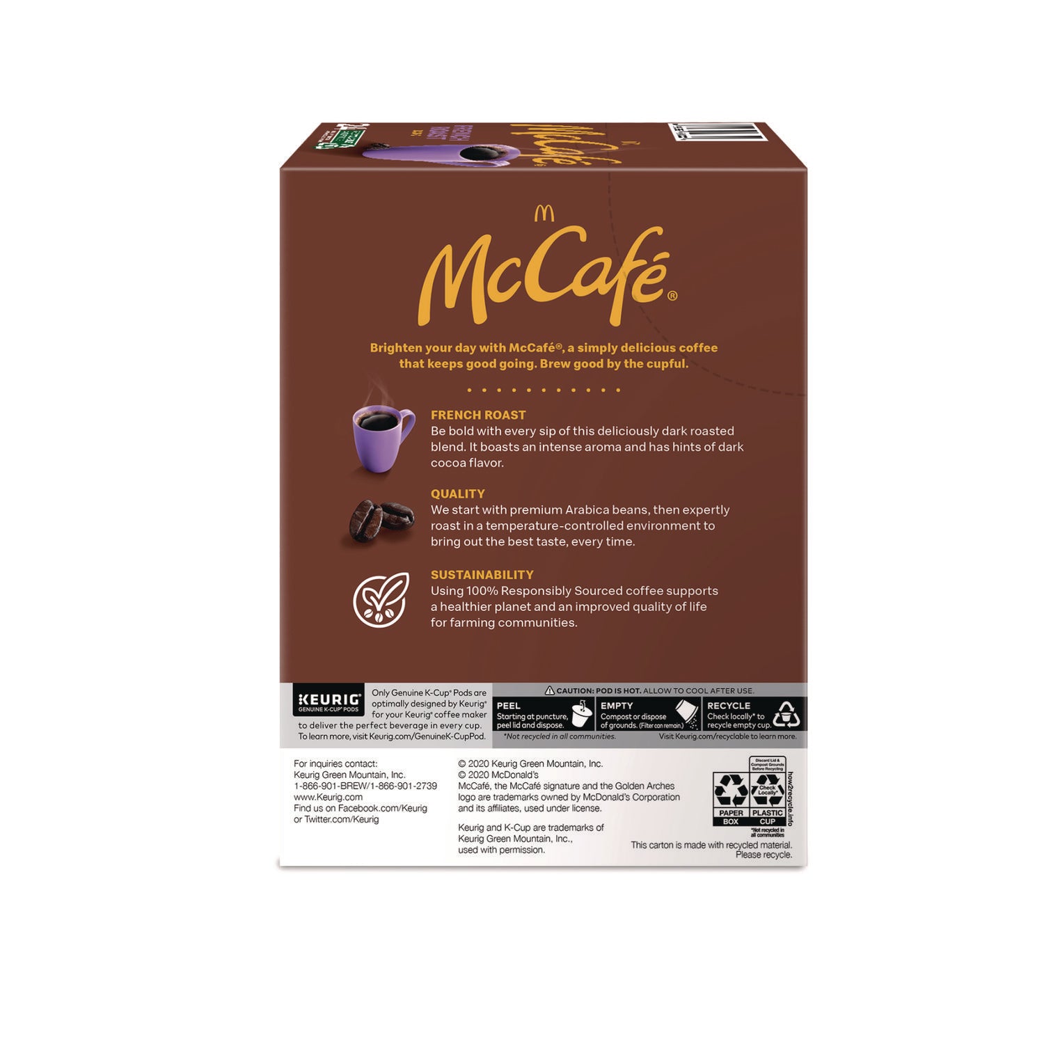 McCafe® French Roast K-Cup, 24/BX