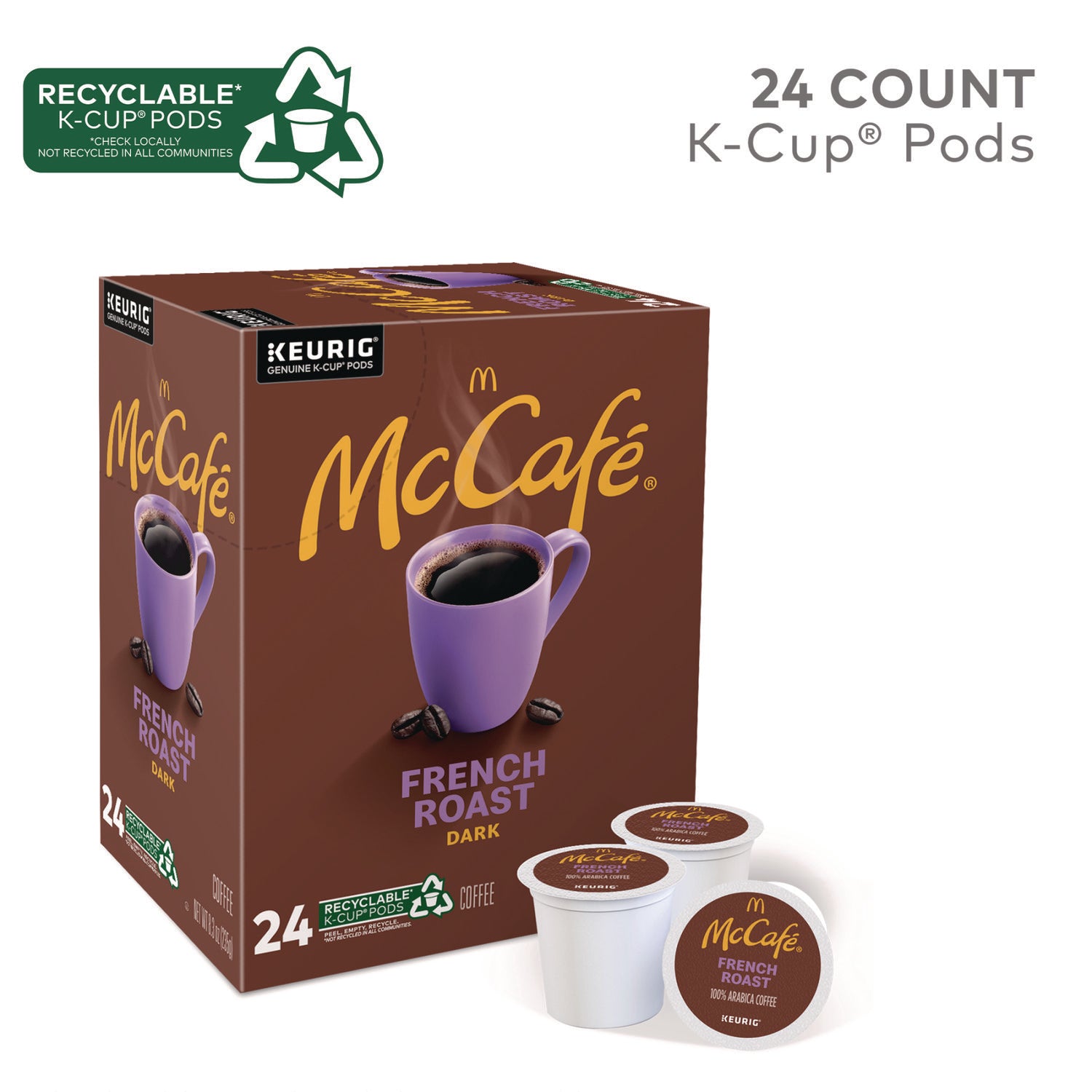 McCafe® French Roast K-Cup, 24/BX