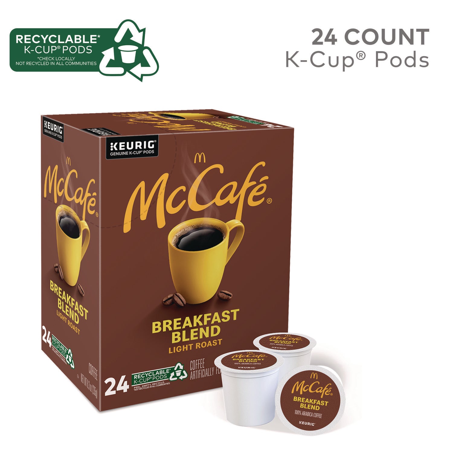 McCafe® Breakfast Blend K-Cup, 24/BX