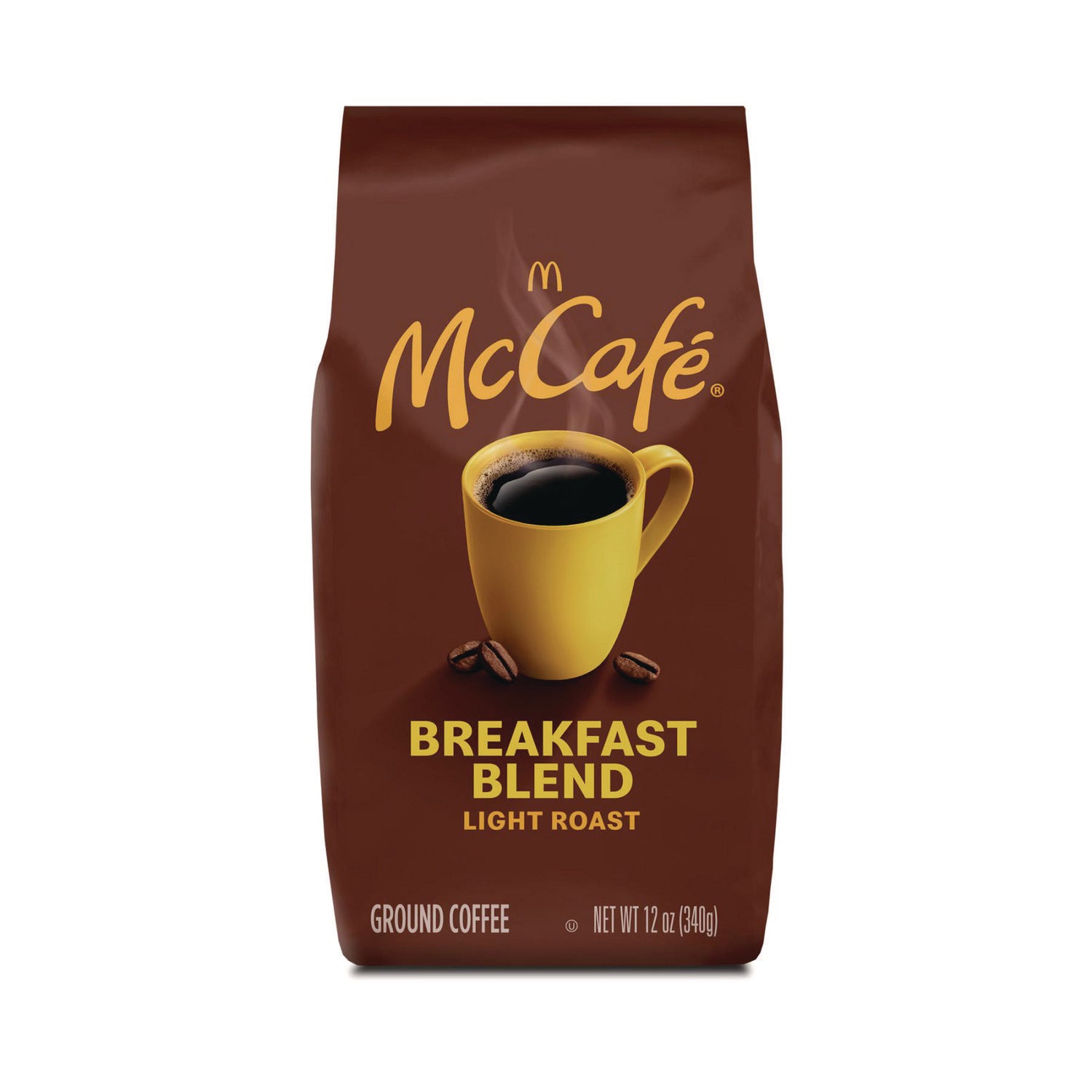 Ground Coffee, Breakfast Blend, 12 oz Bag