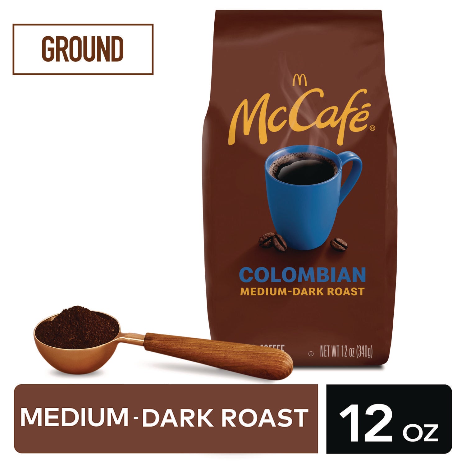 McCafe® Ground Coffee, Colombian, 12 oz Bag