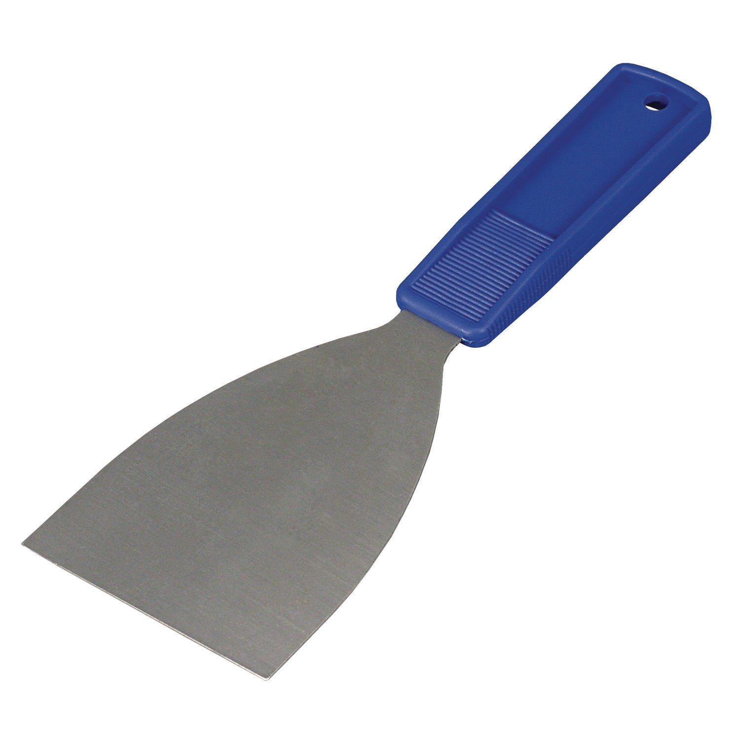 Impact® Putty Knife, 3" Wide, Stainless Steel Blade, Blue Polypropylene Handle